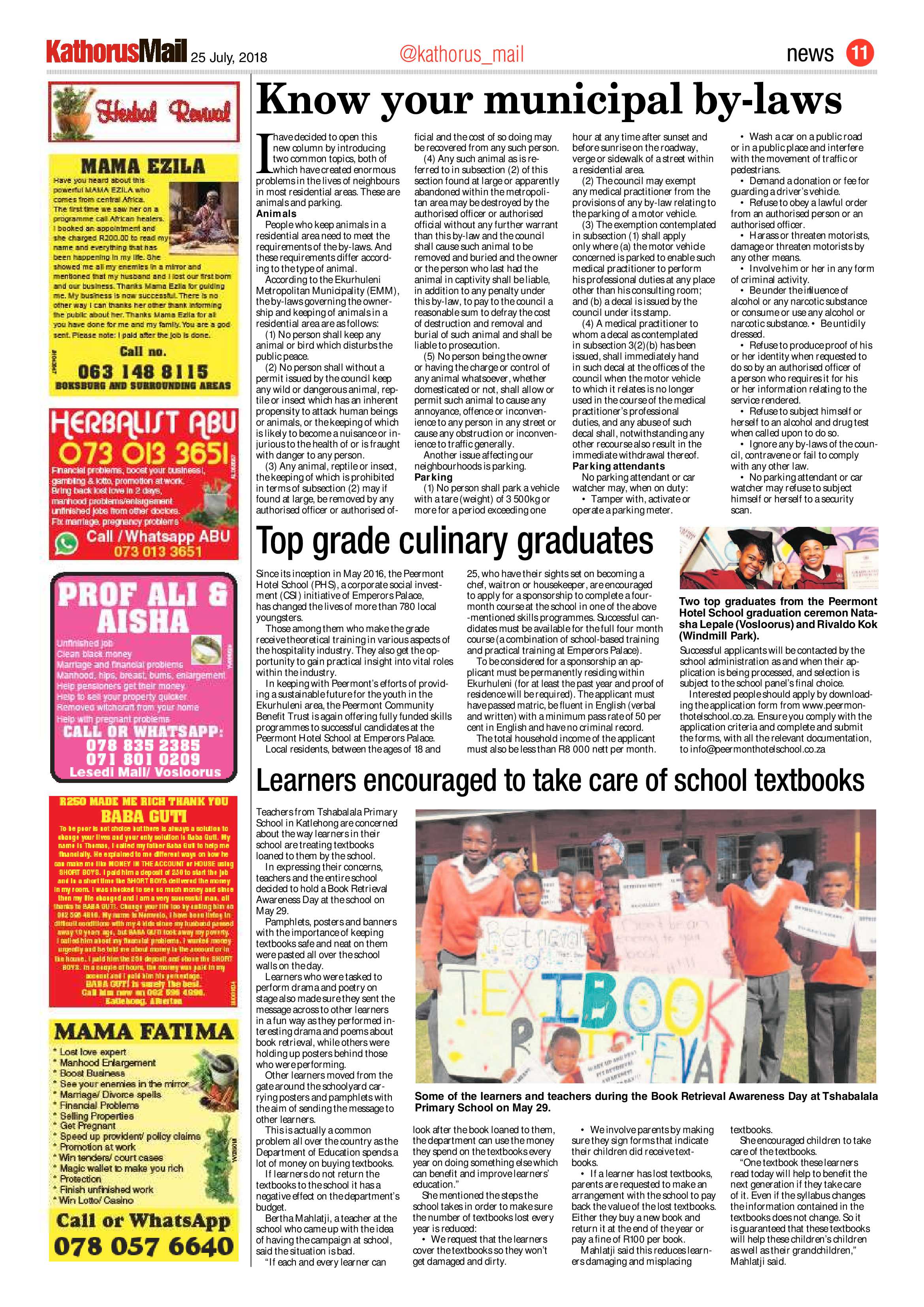 Kathorus Mail 25 July 2018 page 11