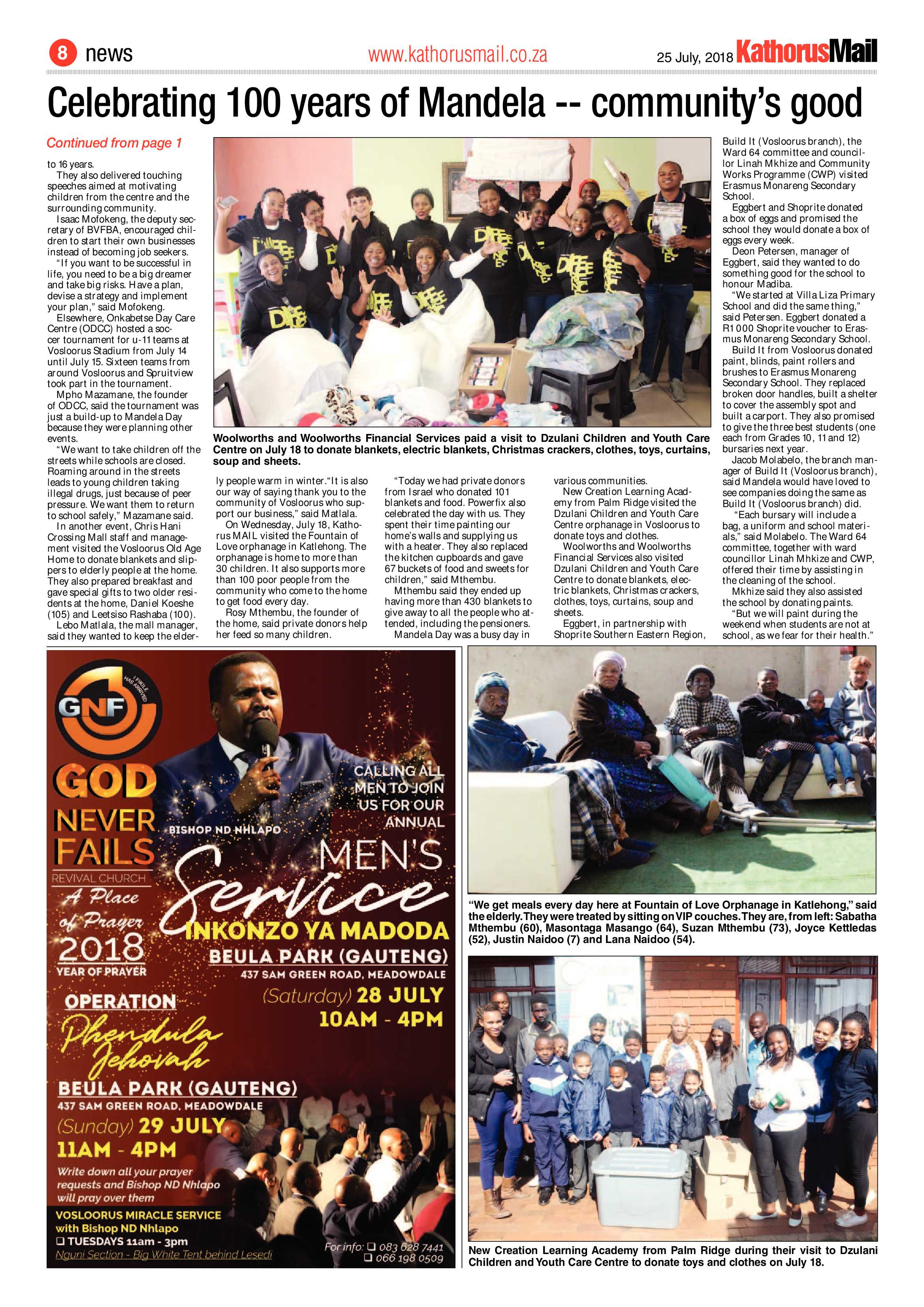 Kathorus Mail 25 July 2018 page 8