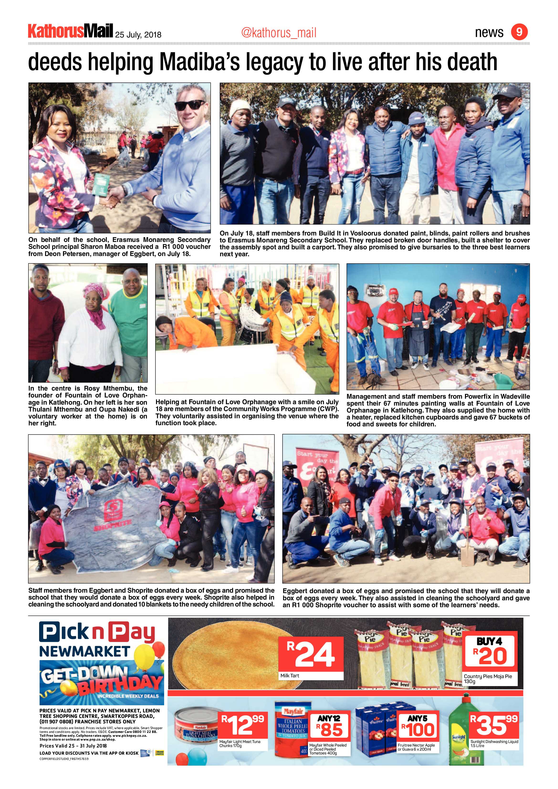 Kathorus Mail 25 July 2018 page 9