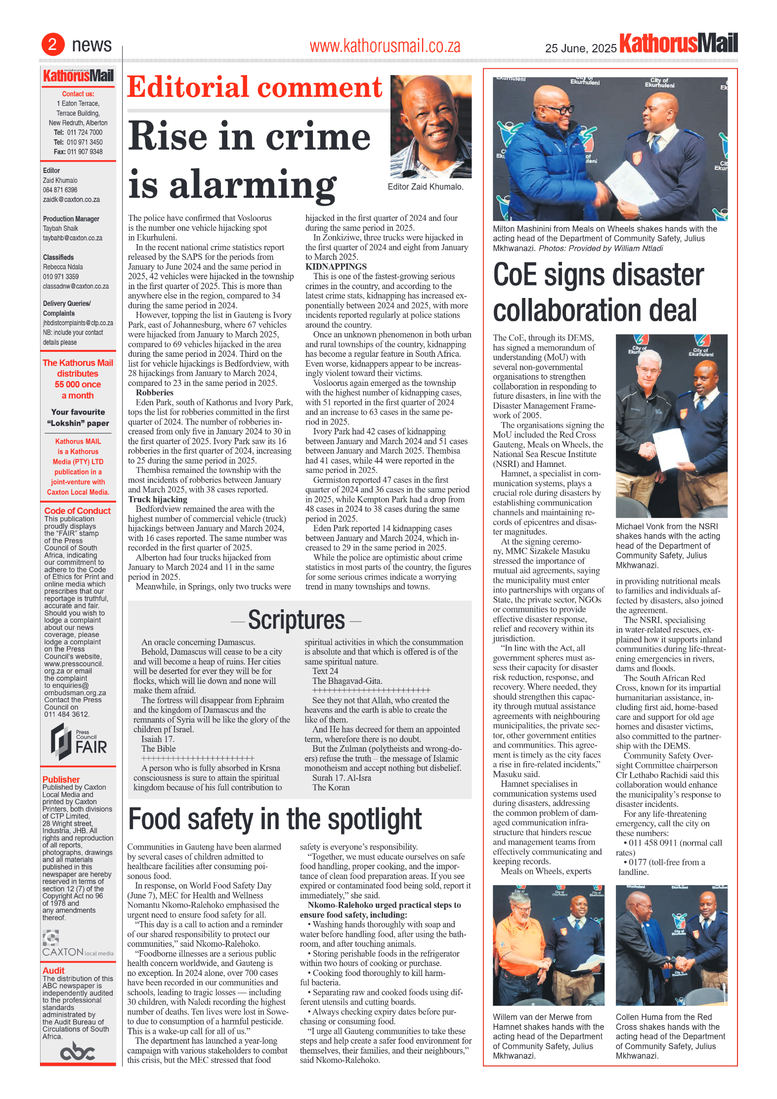 Kathorus Mail 25 June 2025 page 2