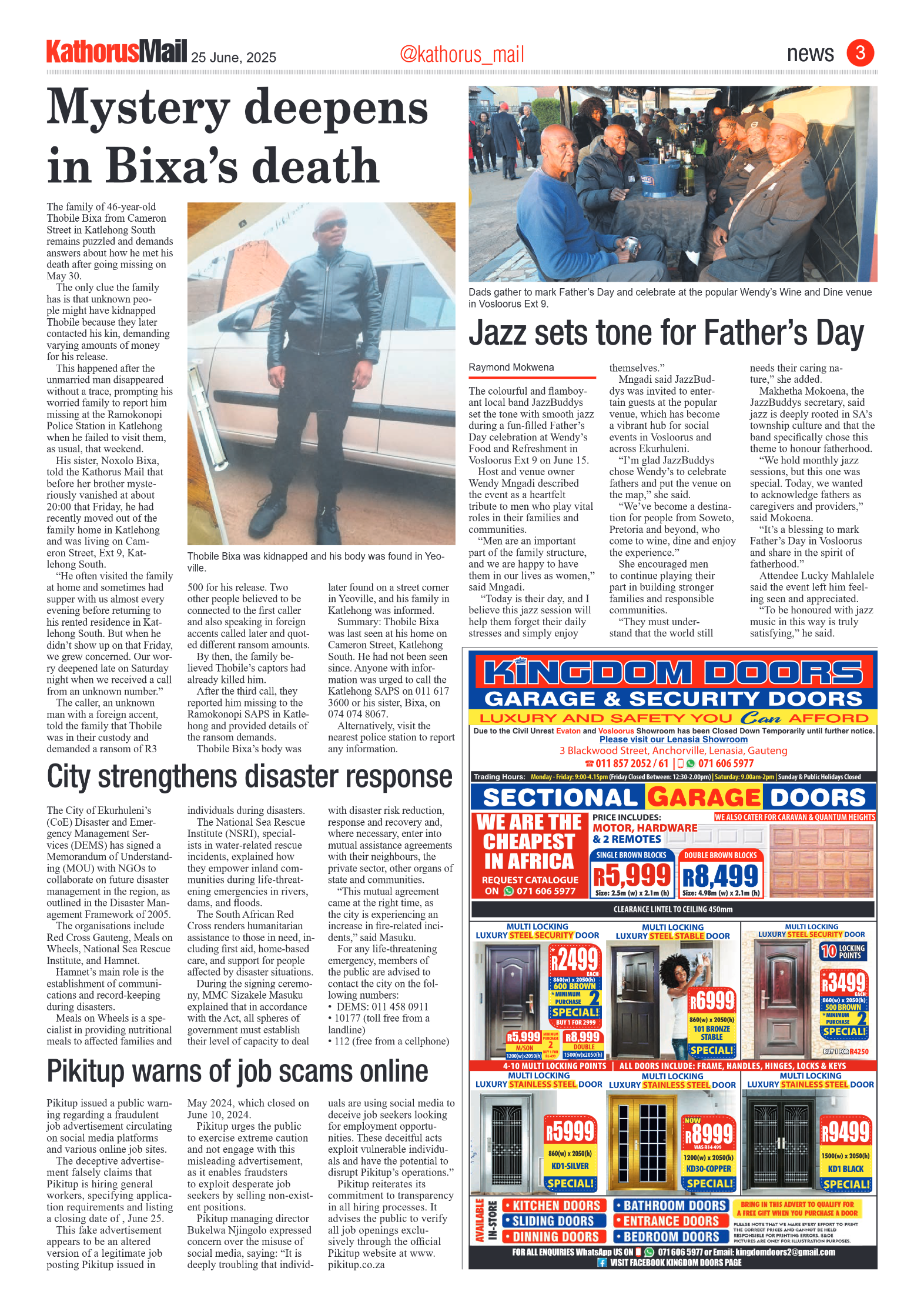 Kathorus Mail 25 June 2025 page 3