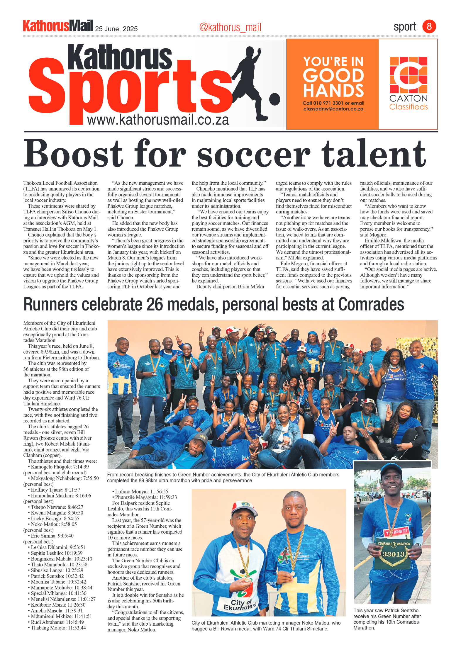 Kathorus Mail 25 June 2025 page 8