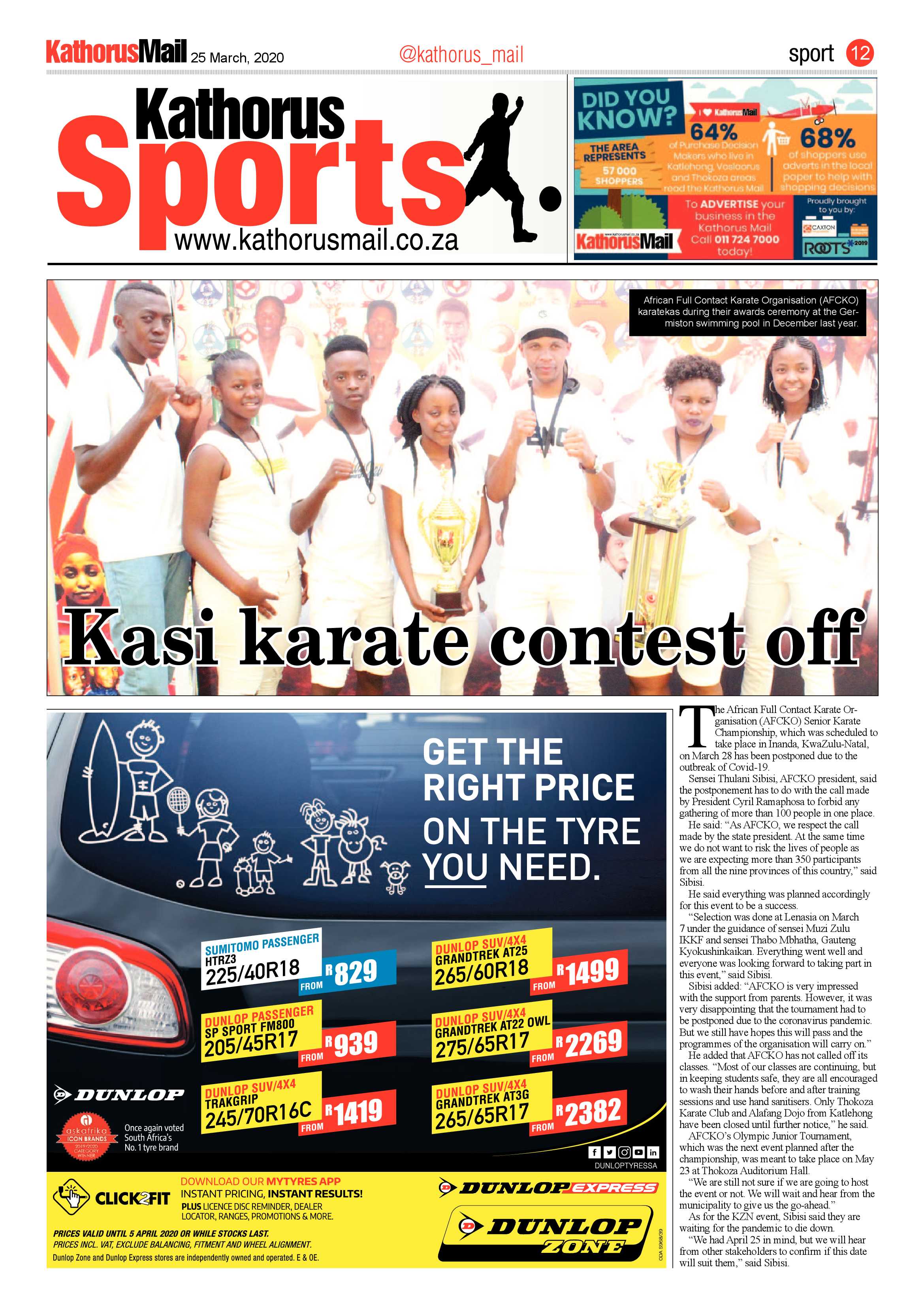 Kathorus Mail 25 March 2020 page 12