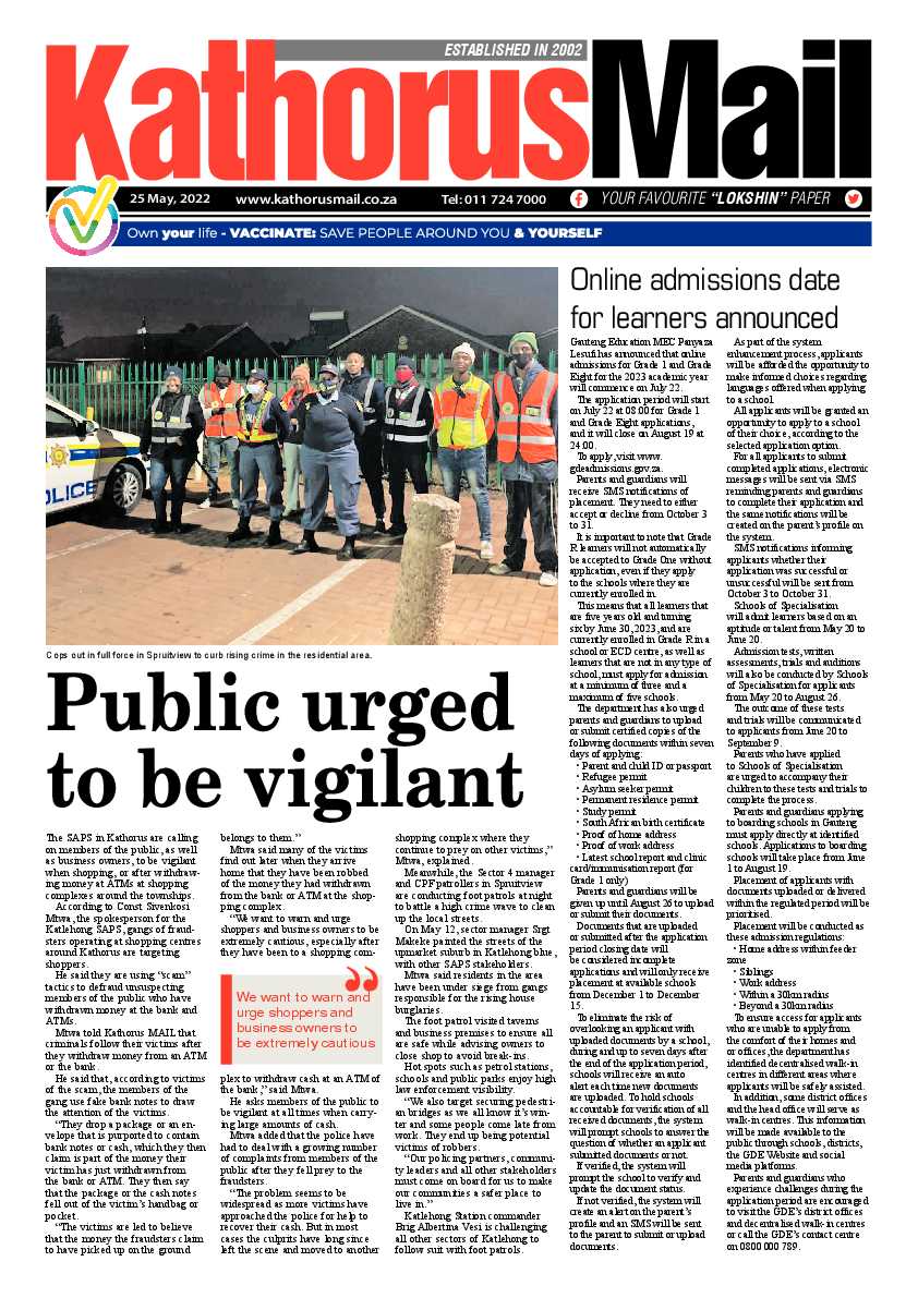 Kathorus Mail 25 May 2022 page 3