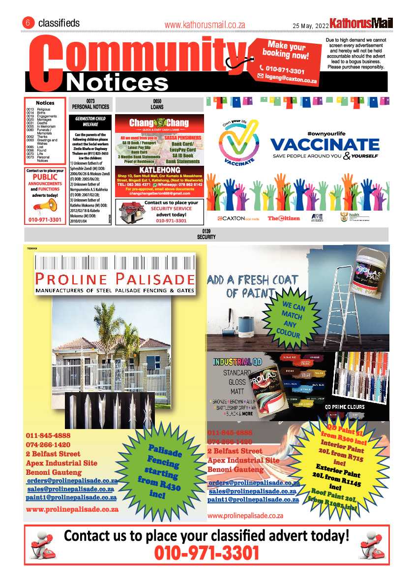 Kathorus Mail 25 May 2022 page 8