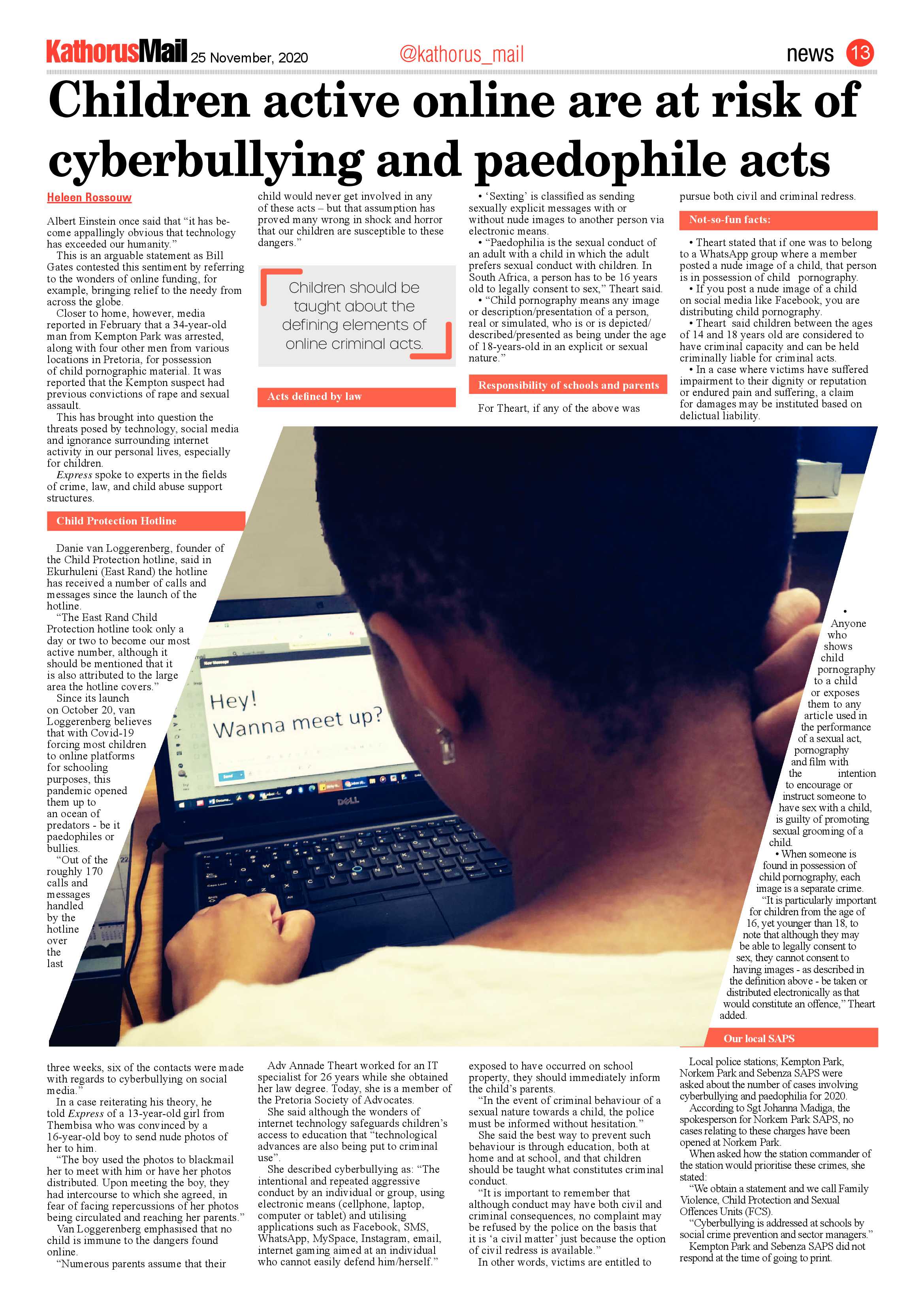Kathorus Mail 25 November 2020 page 13