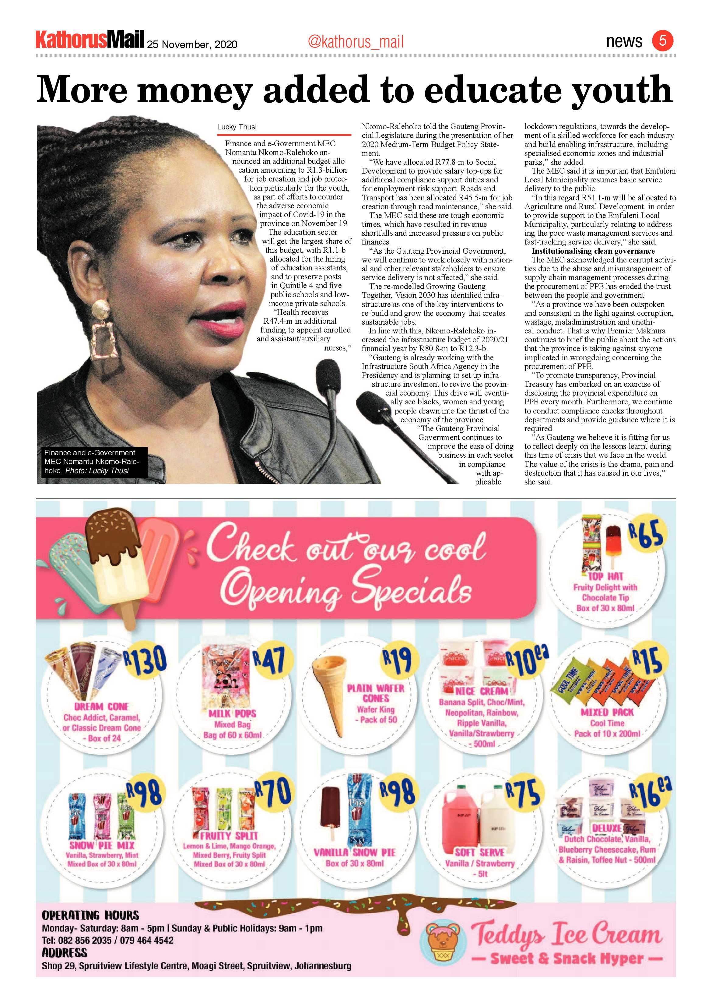 Kathorus Mail 25 November 2020 page 5