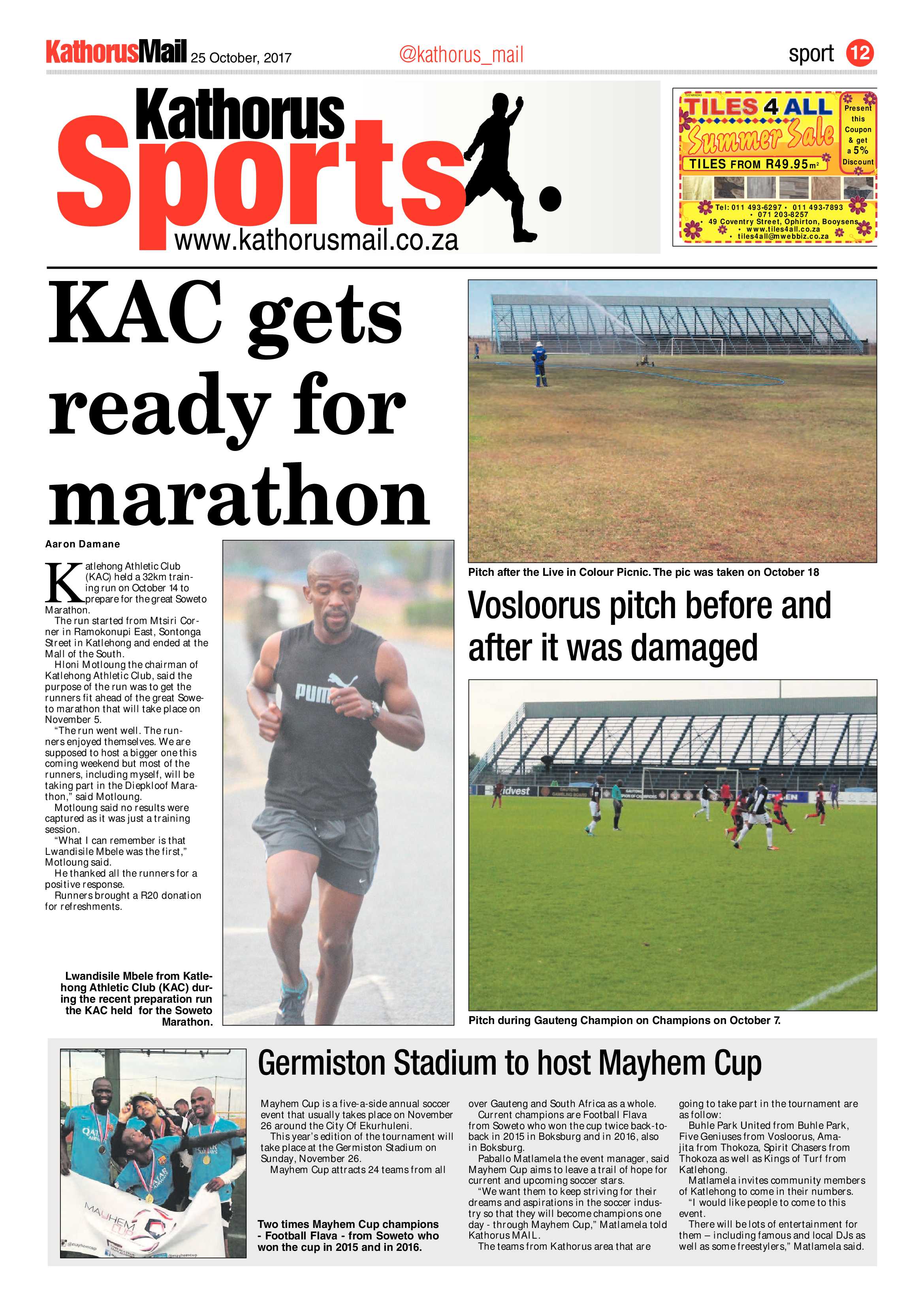 Kathorus Mail 25 October 2017 page 12