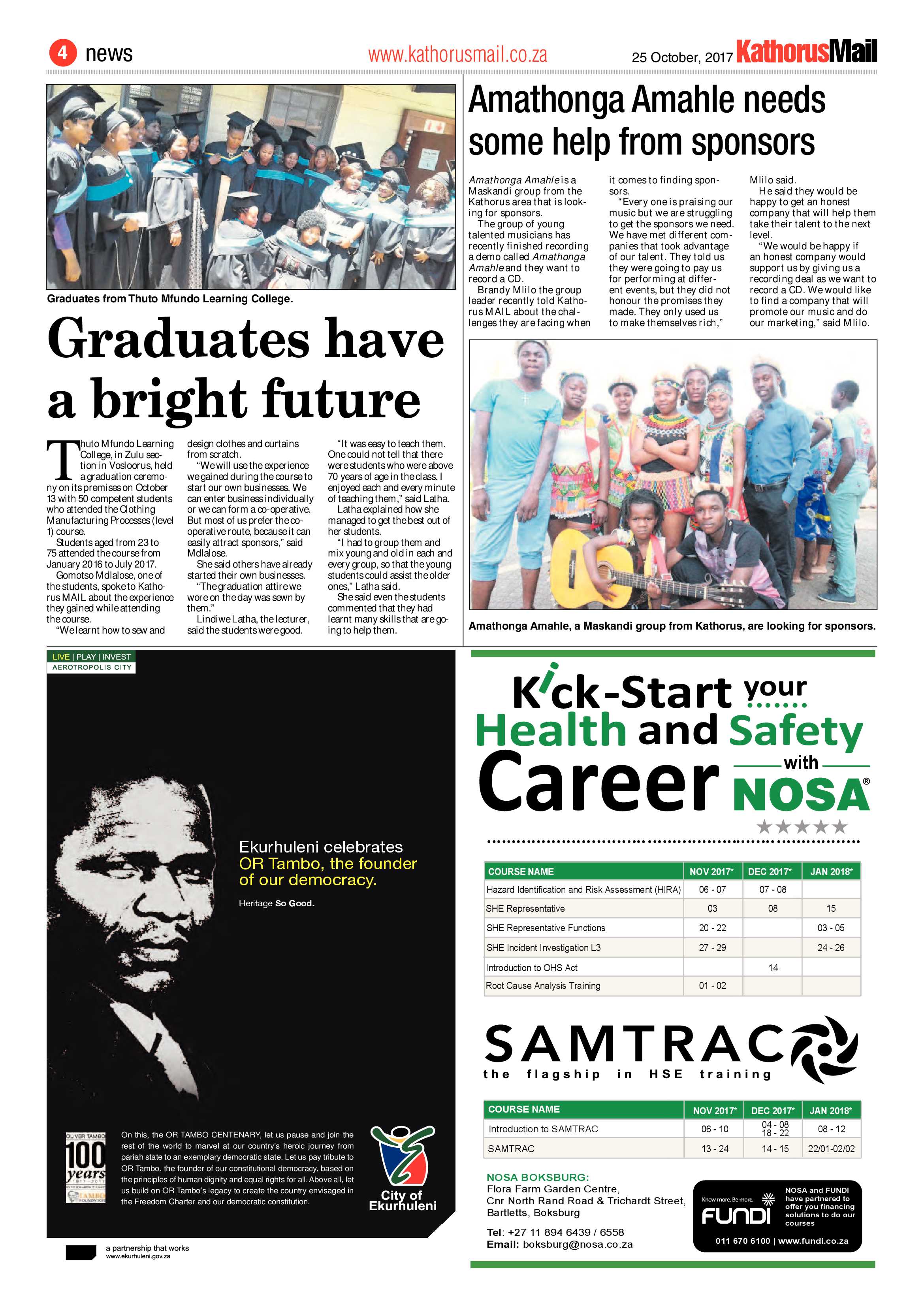 Kathorus Mail 25 October 2017 page 4