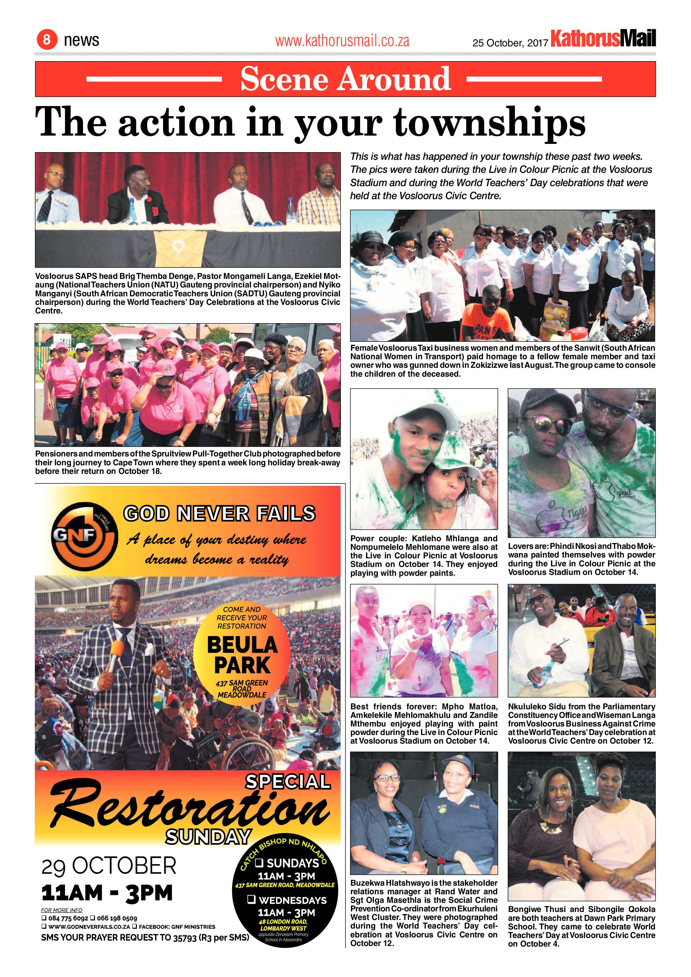 Kathorus Mail 25 October 2017 page 8