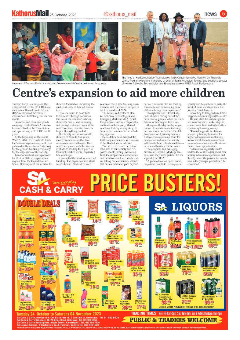 Kathorus Mail 25 October 2023 page 5