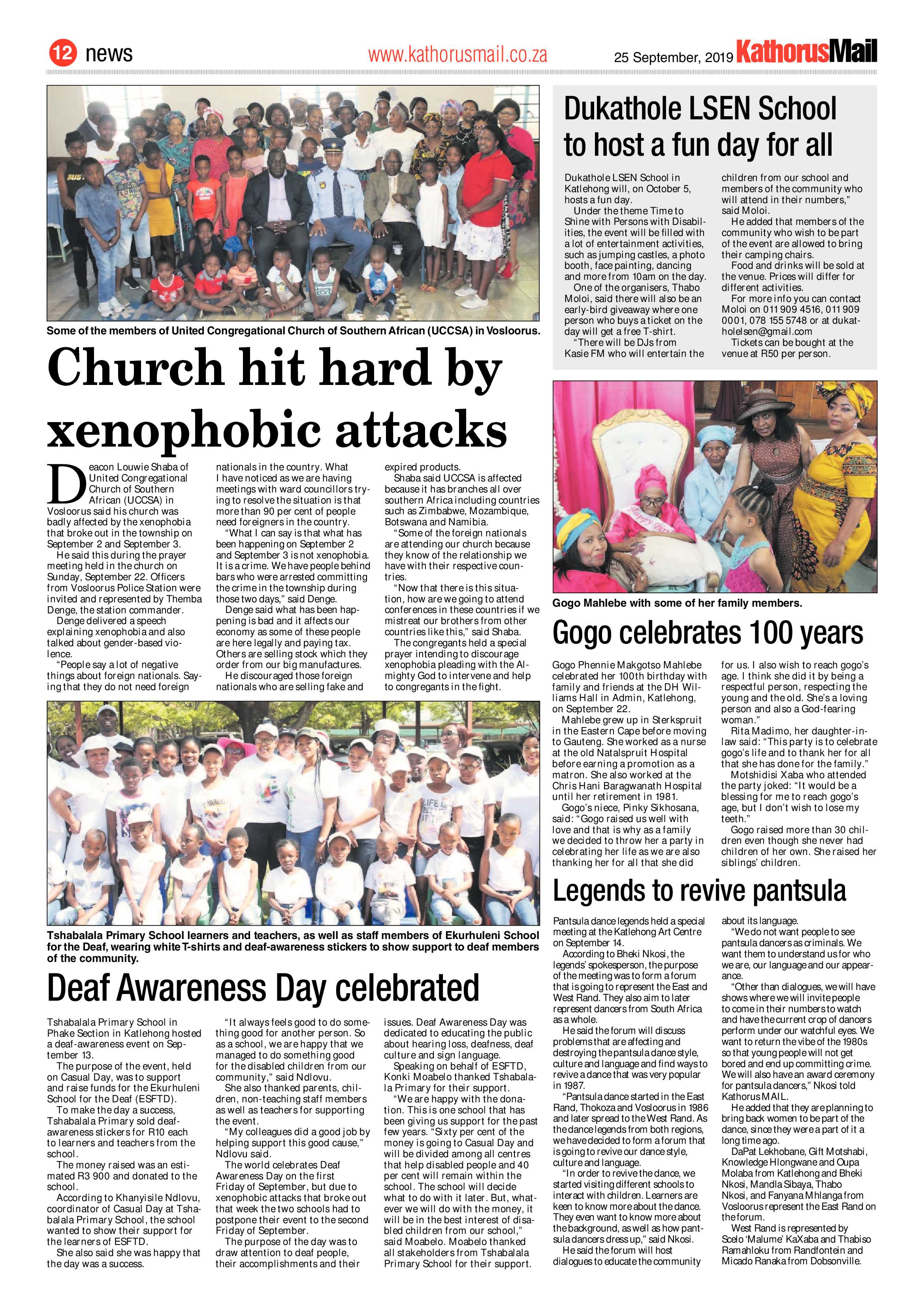 Kathorus Mail 25 September 2019 page 12
