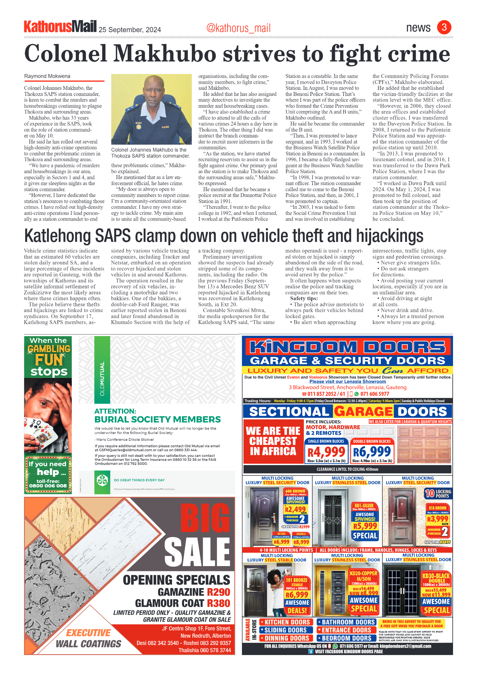 Kathorus Mail 25 September 2024 page 3