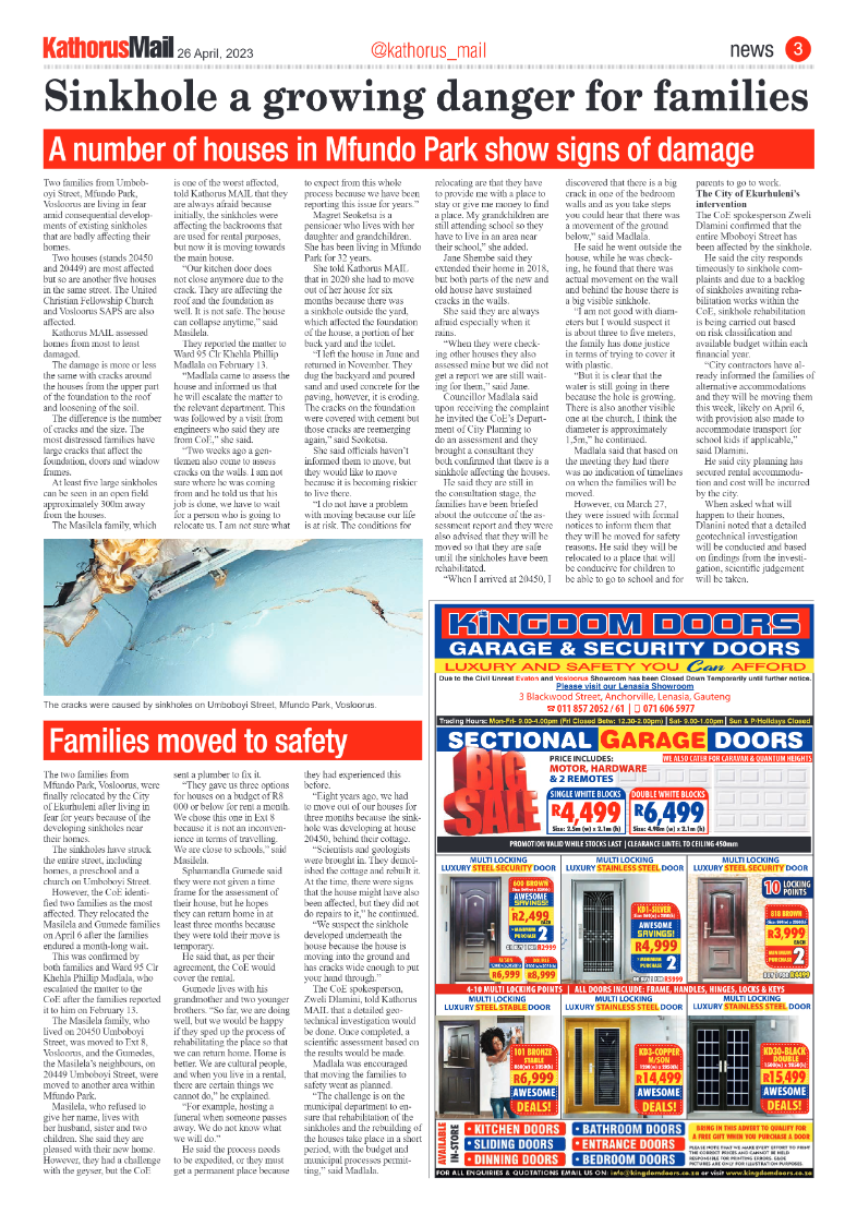 Kathorus Mail 26 April 2023 page 3