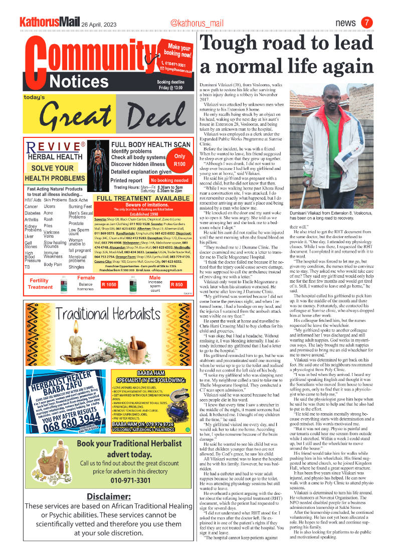 Kathorus Mail 26 April 2023 page 7