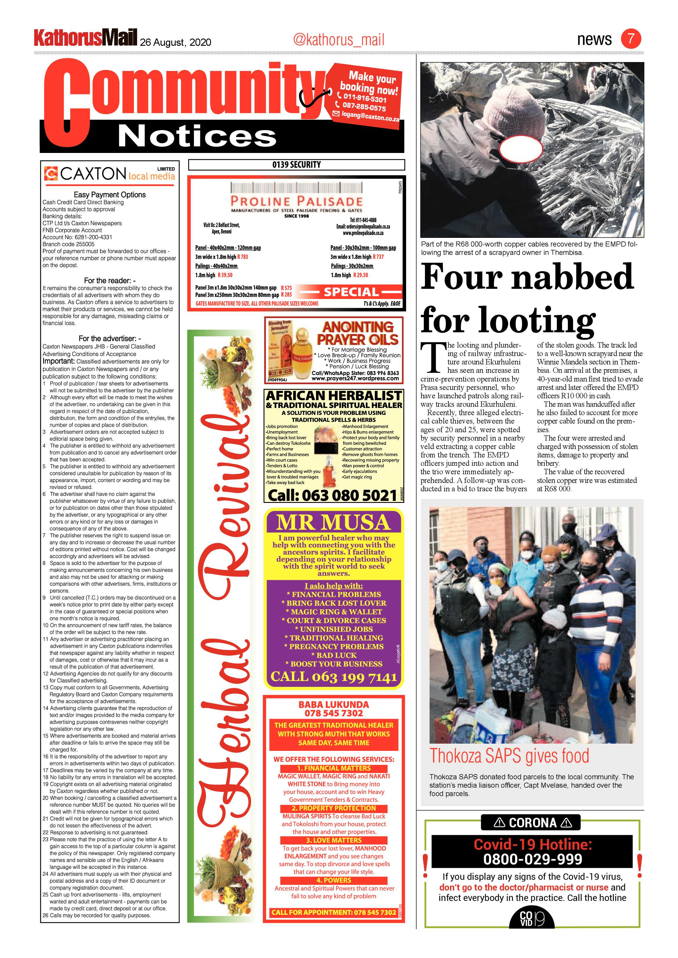 Kathorus Mail 26 August 2020 page 7