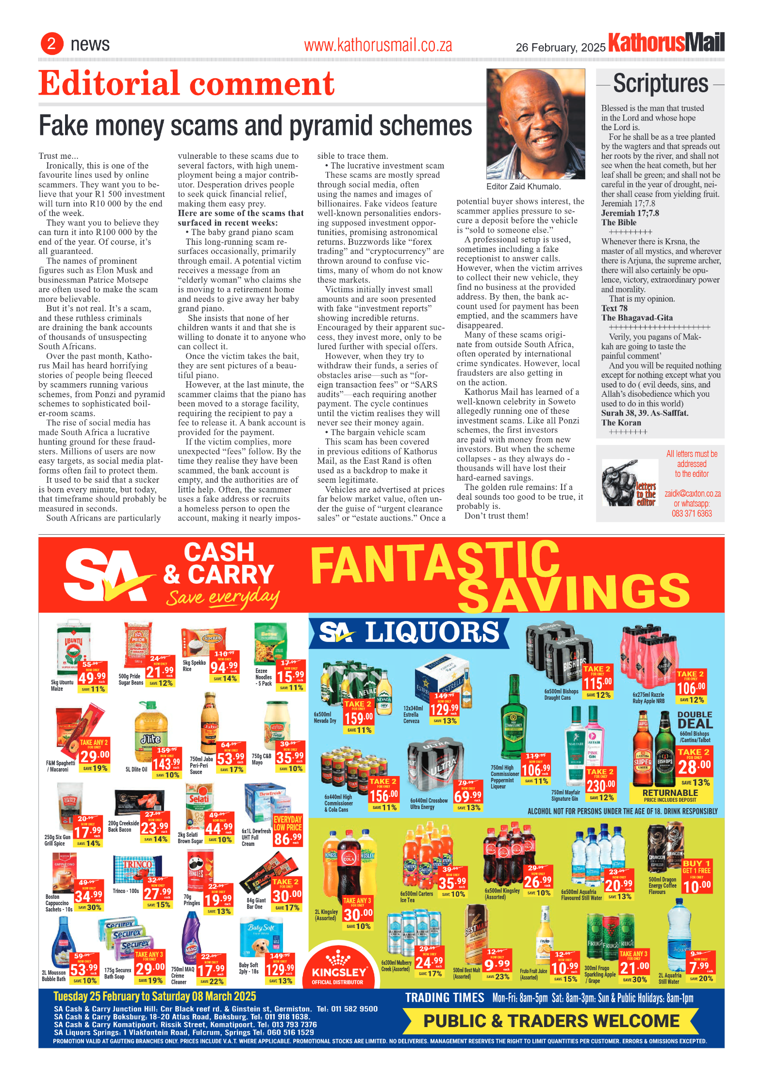 Kathorus Mail 26 February 2025 page 2