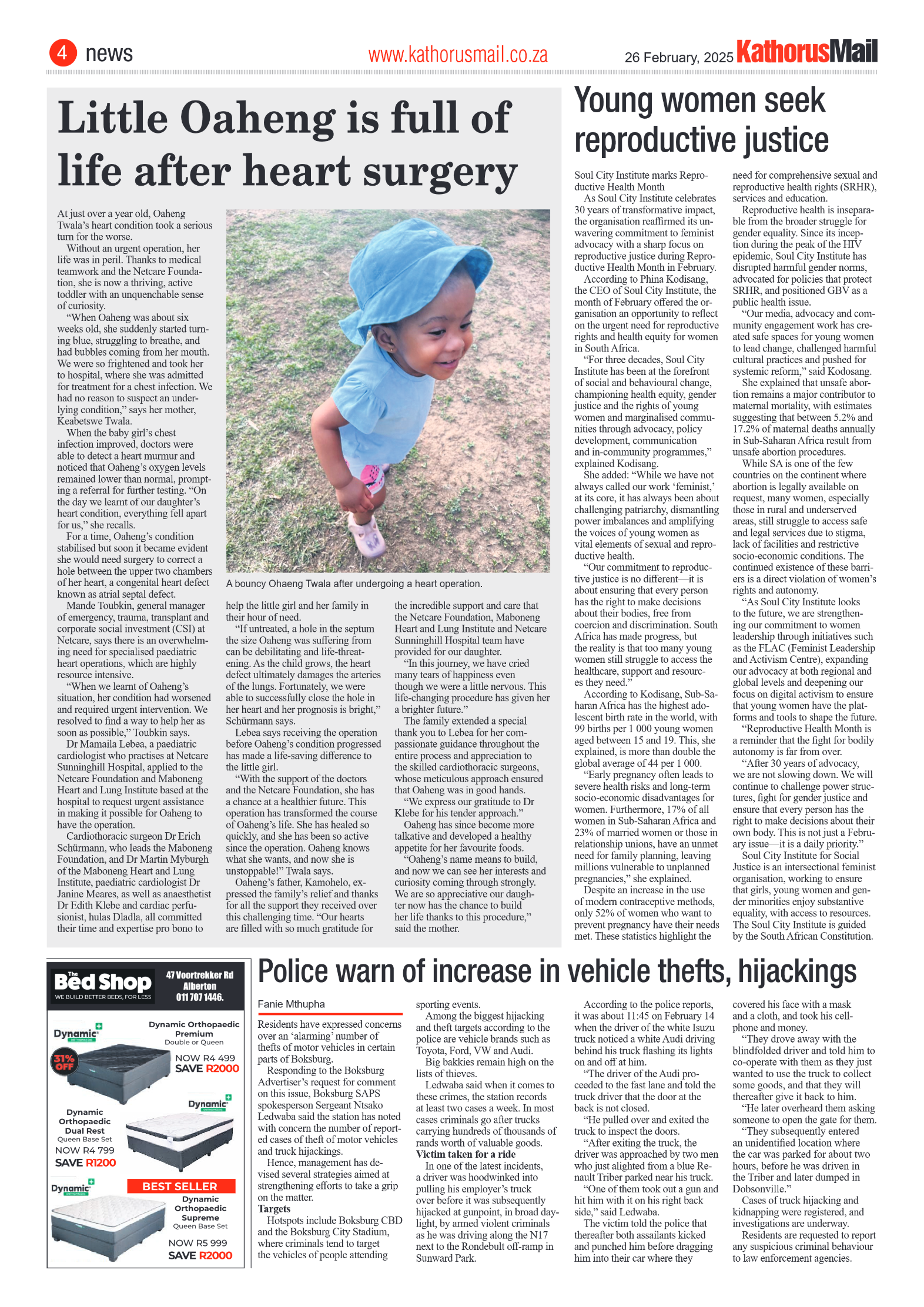 Kathorus Mail 26 February 2025 page 4