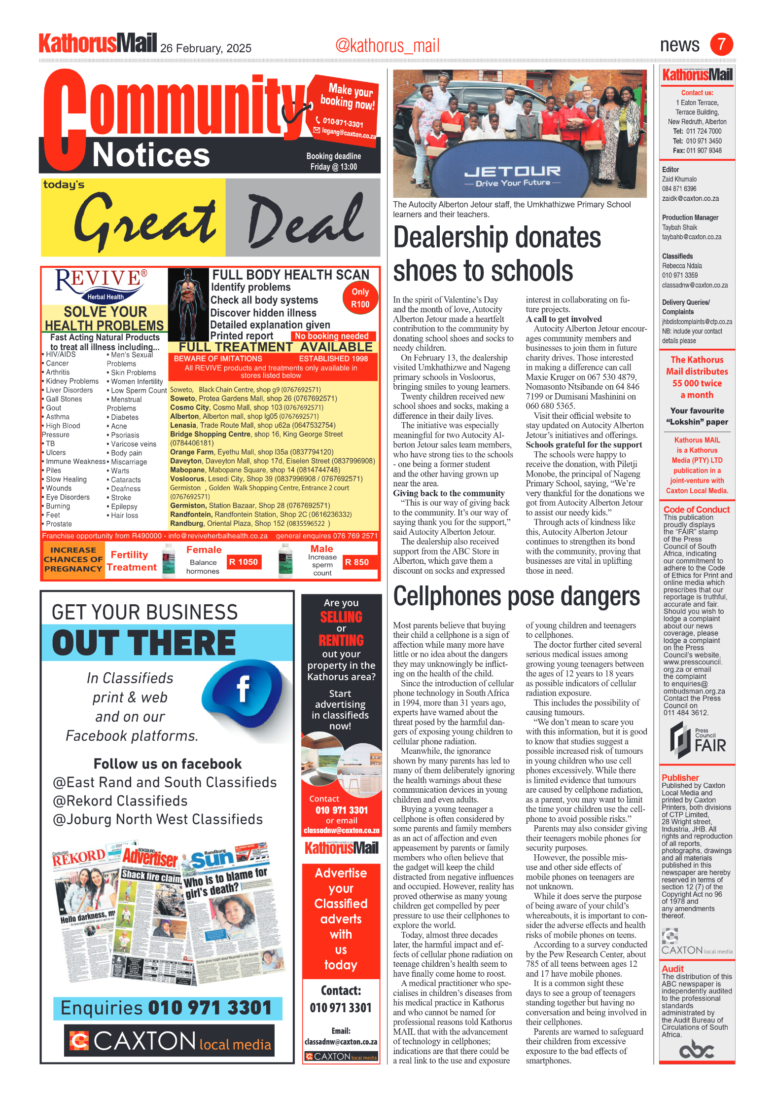 Kathorus Mail 26 February 2025 page 7