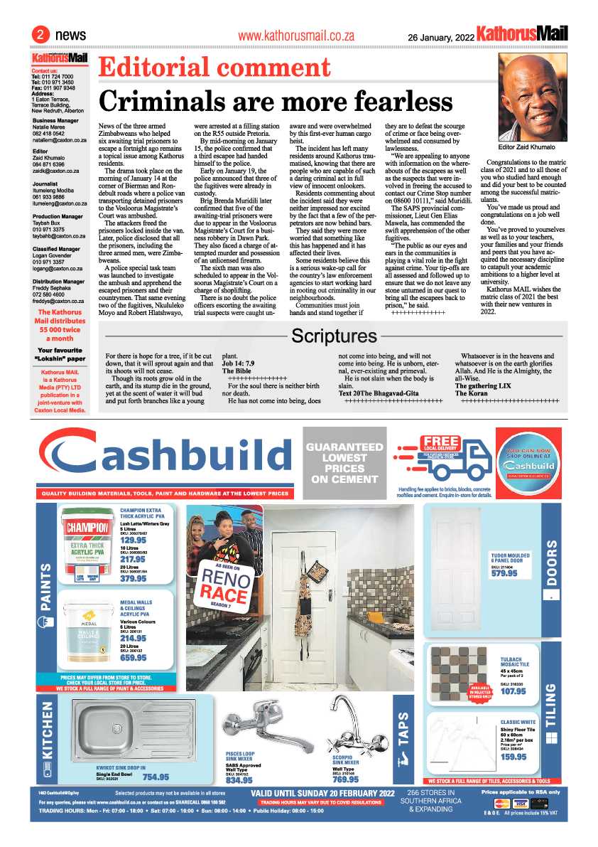 Kathorus Mail 26 January 2022 page 2