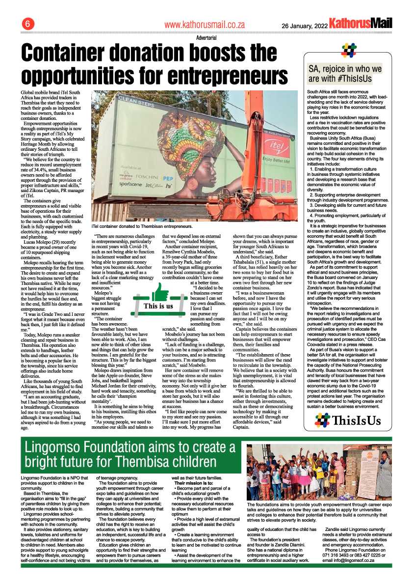 Kathorus Mail 26 January 2022 page 6