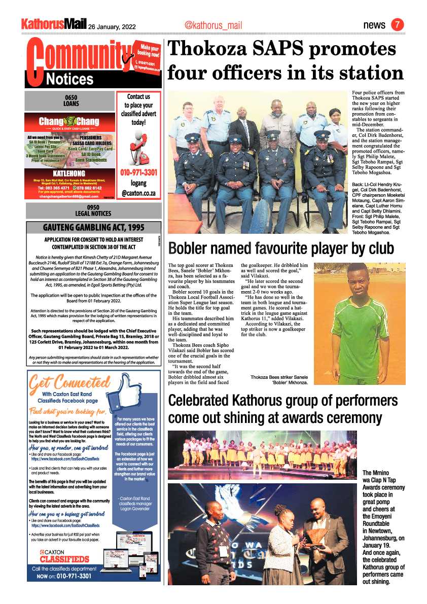 Kathorus Mail 26 January 2022 page 7