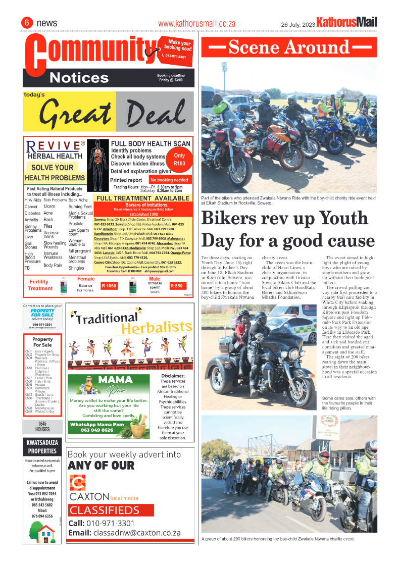 Kathorus Mail 26 July 2023 page 6