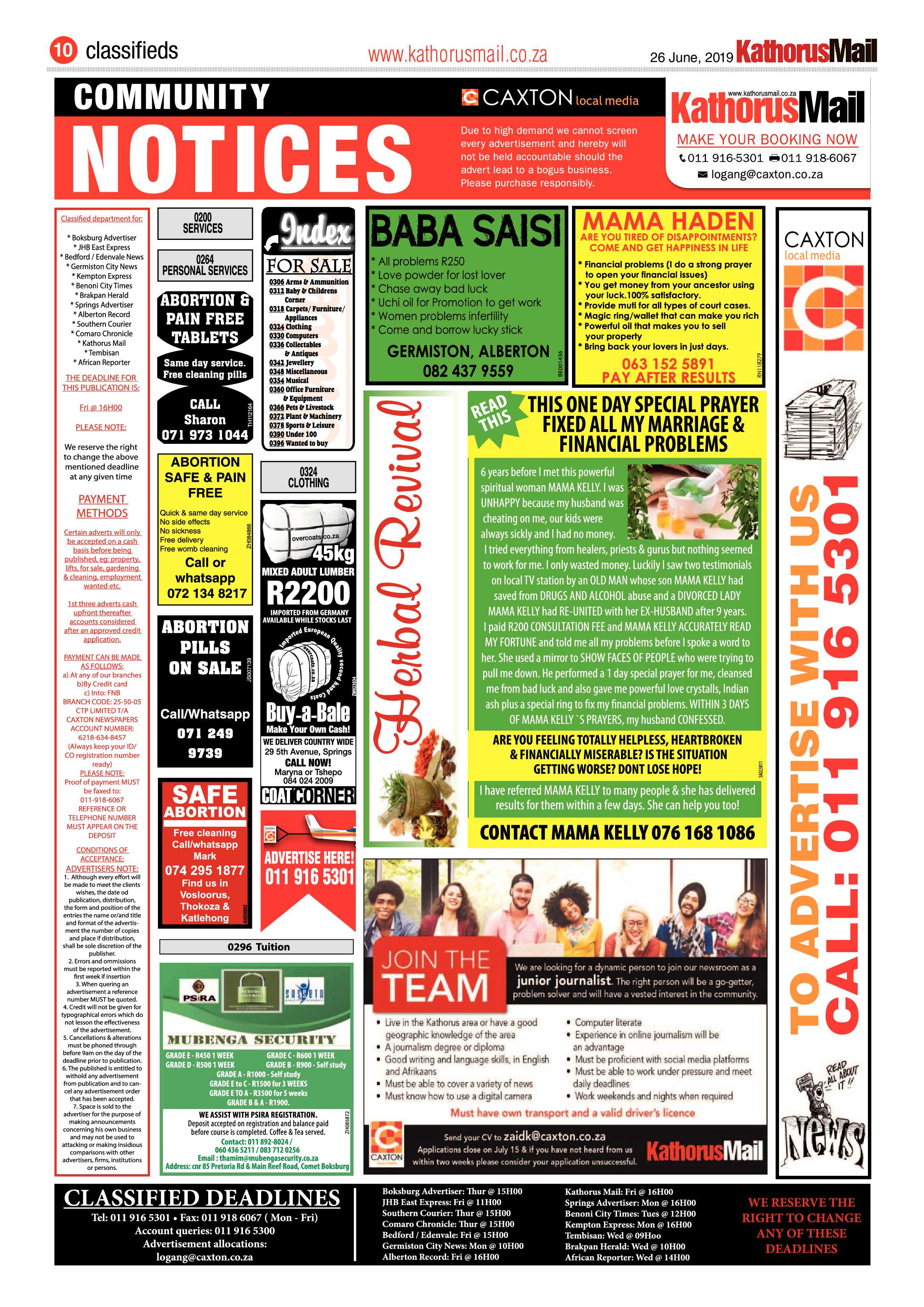 Kathorus Mail 26 June 2019 page 10