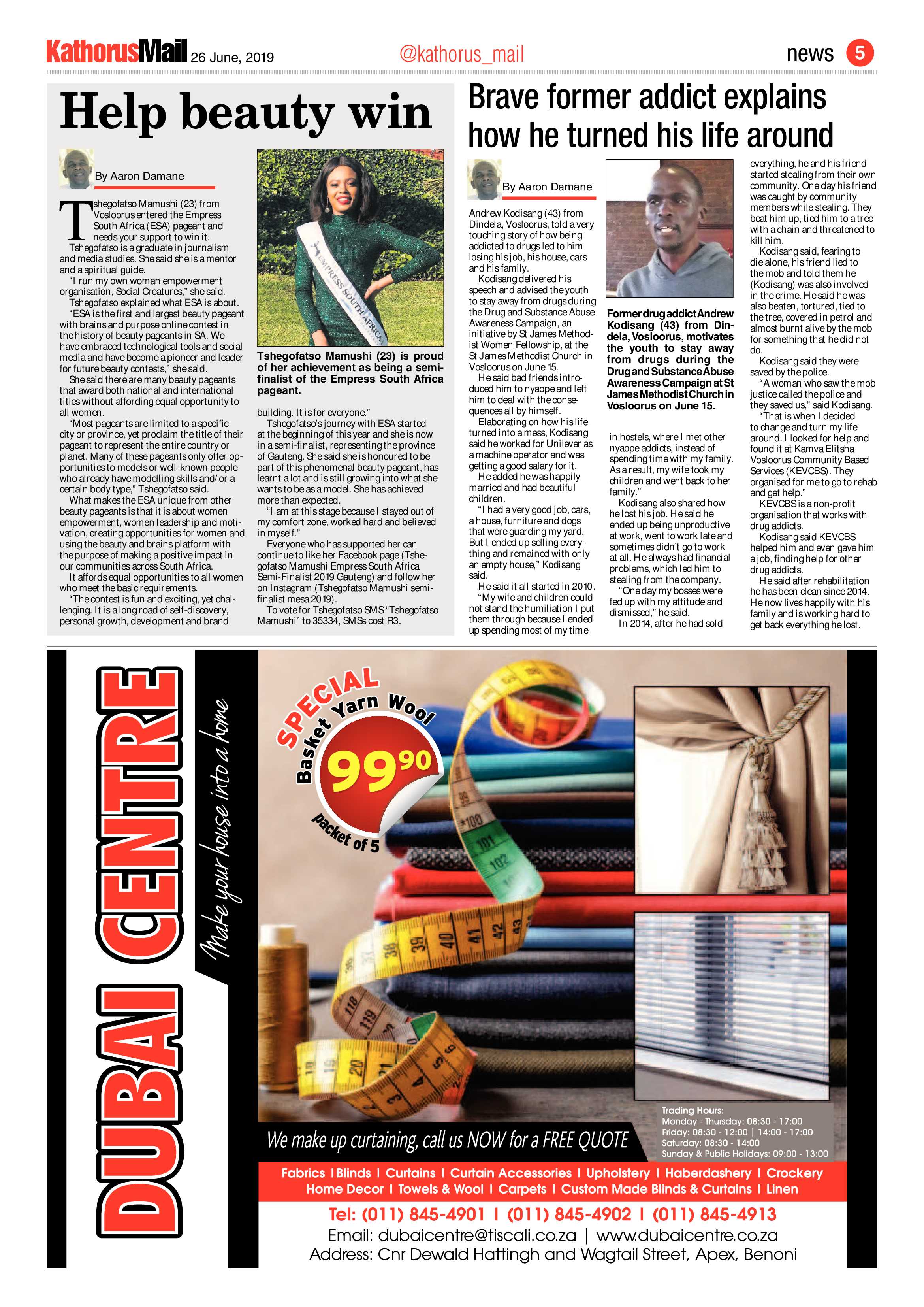 Kathorus Mail 26 June 2019 page 5