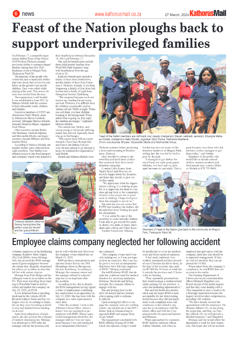 Kathorus Mail 26 March 2024 page 6