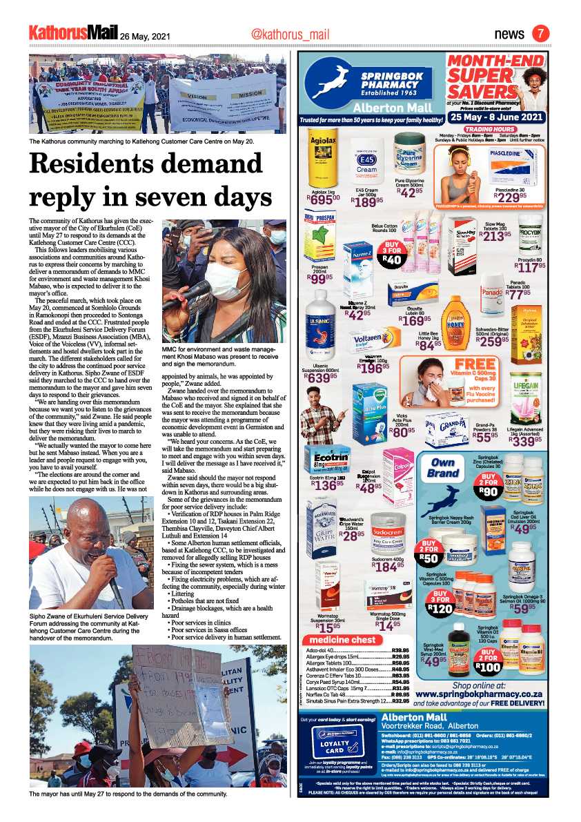 Kathorus Mail 26 May 2021 page 7