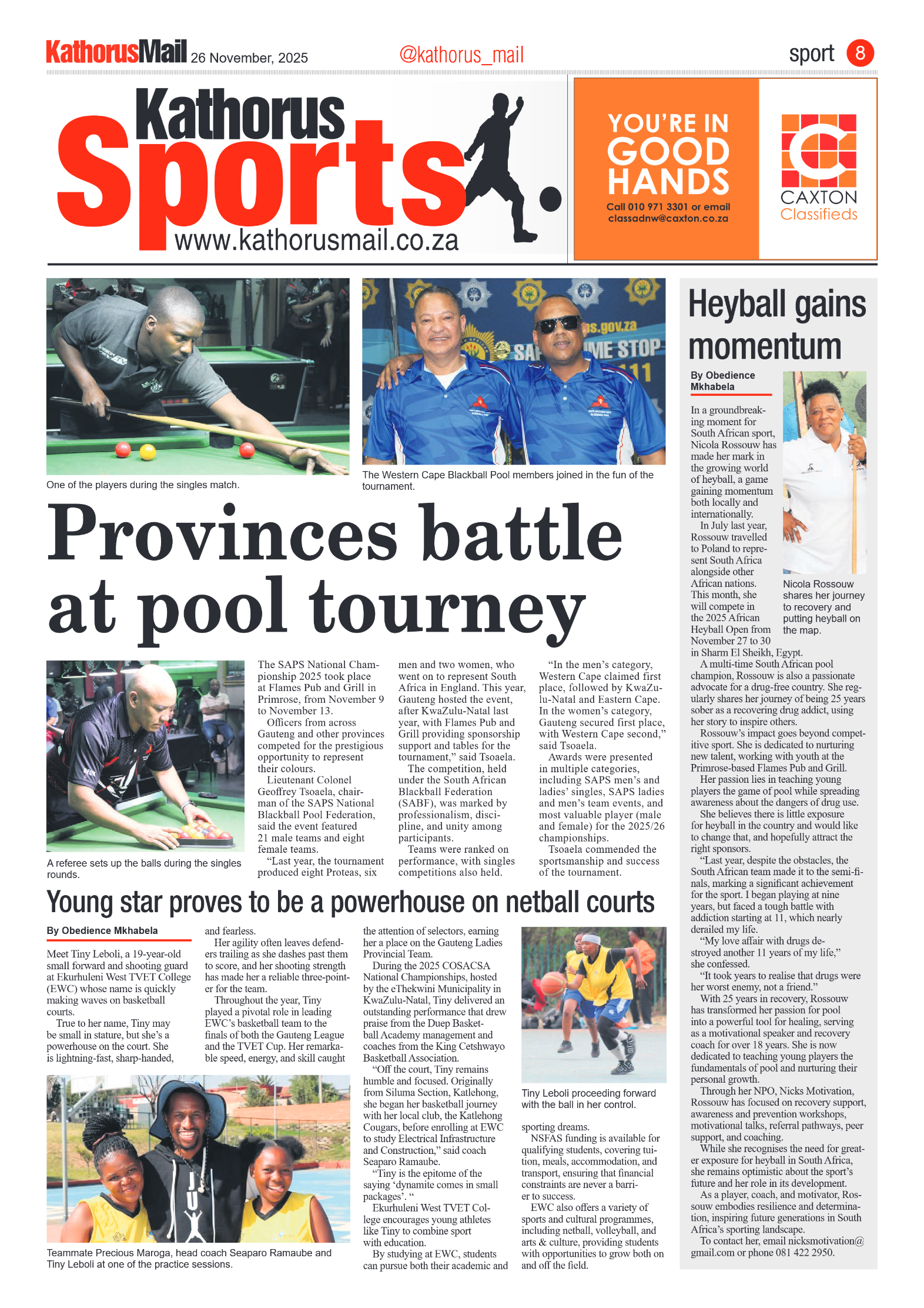 Kathorus Mail 26 November 2025 page 8