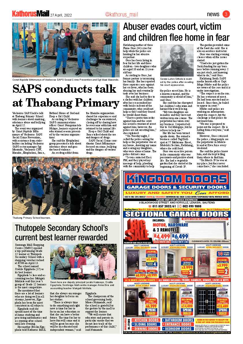 Kathorus Mail 27 April 2022 page 3