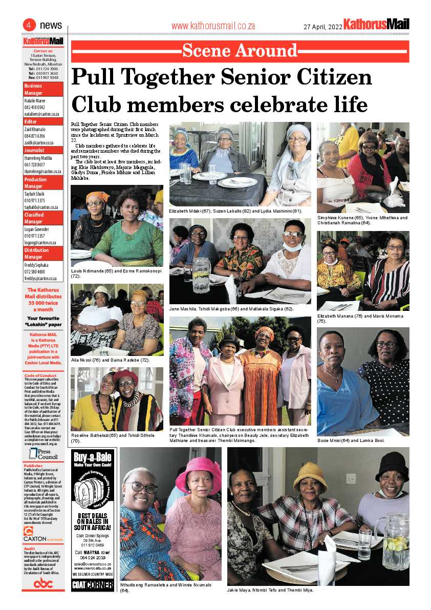 Kathorus Mail 27 April 2022 page 4