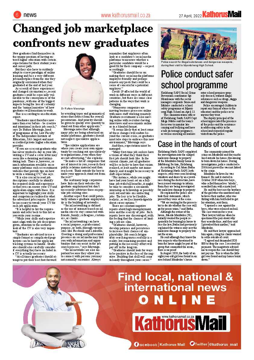 Kathorus Mail 27 April 2022 page 6