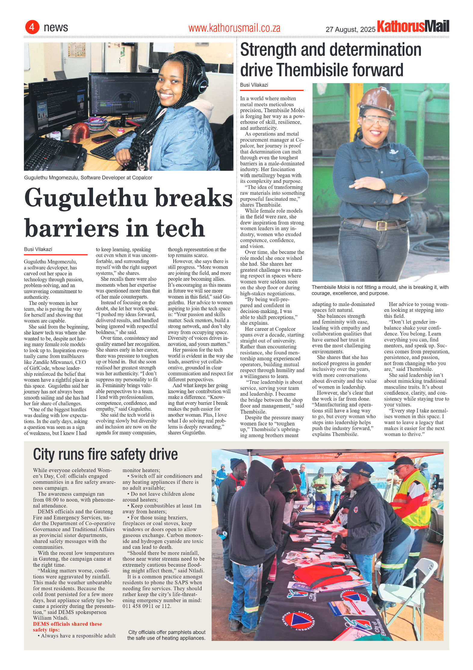 Kathorus Mail 27 August 2025 page 4