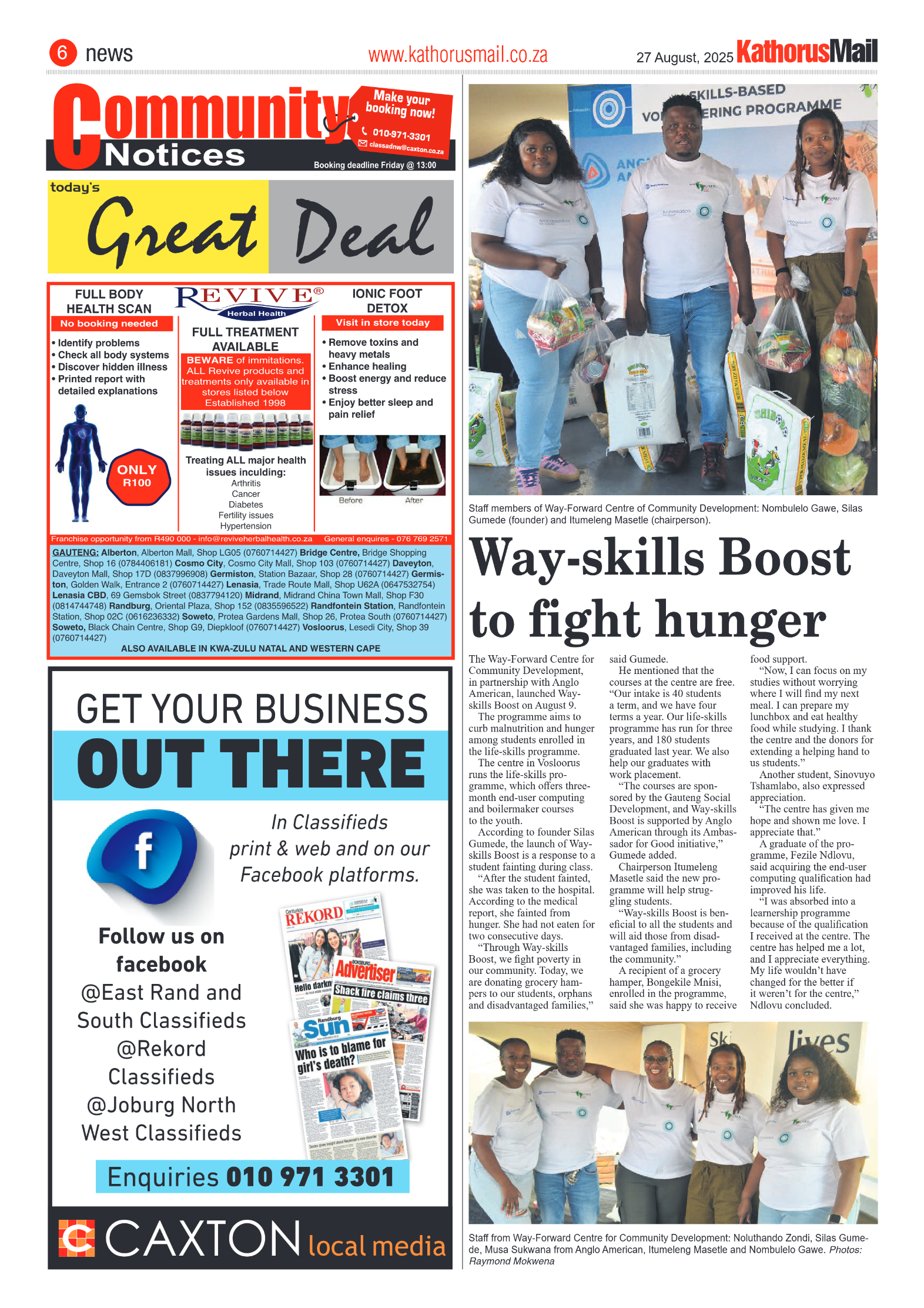 Kathorus Mail 27 August 2025 page 6