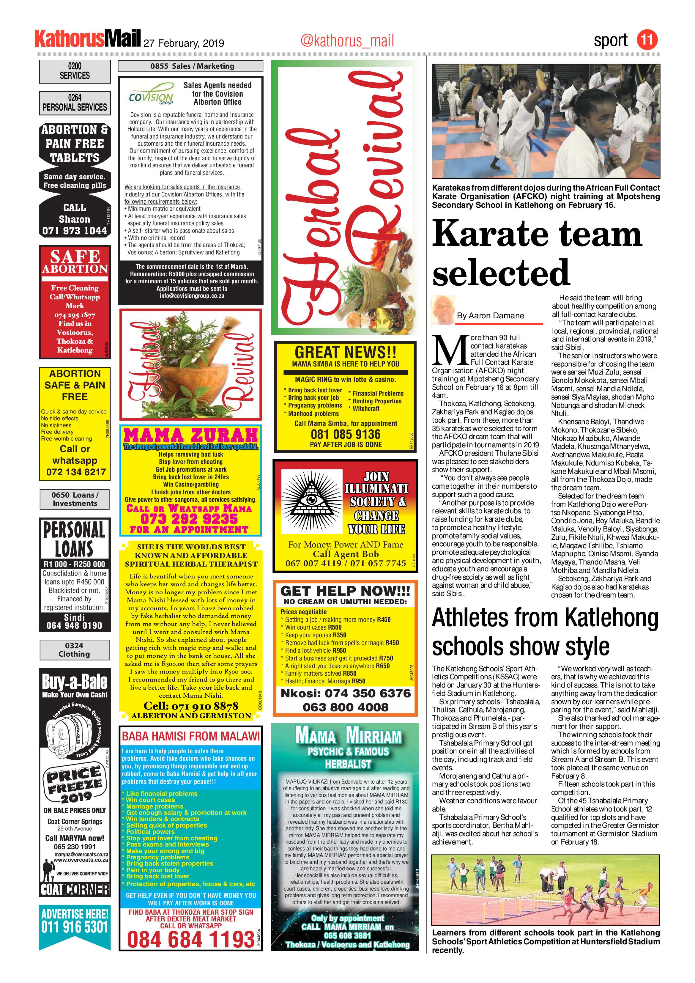 Kathorus Mail 27 February 2019 page 11