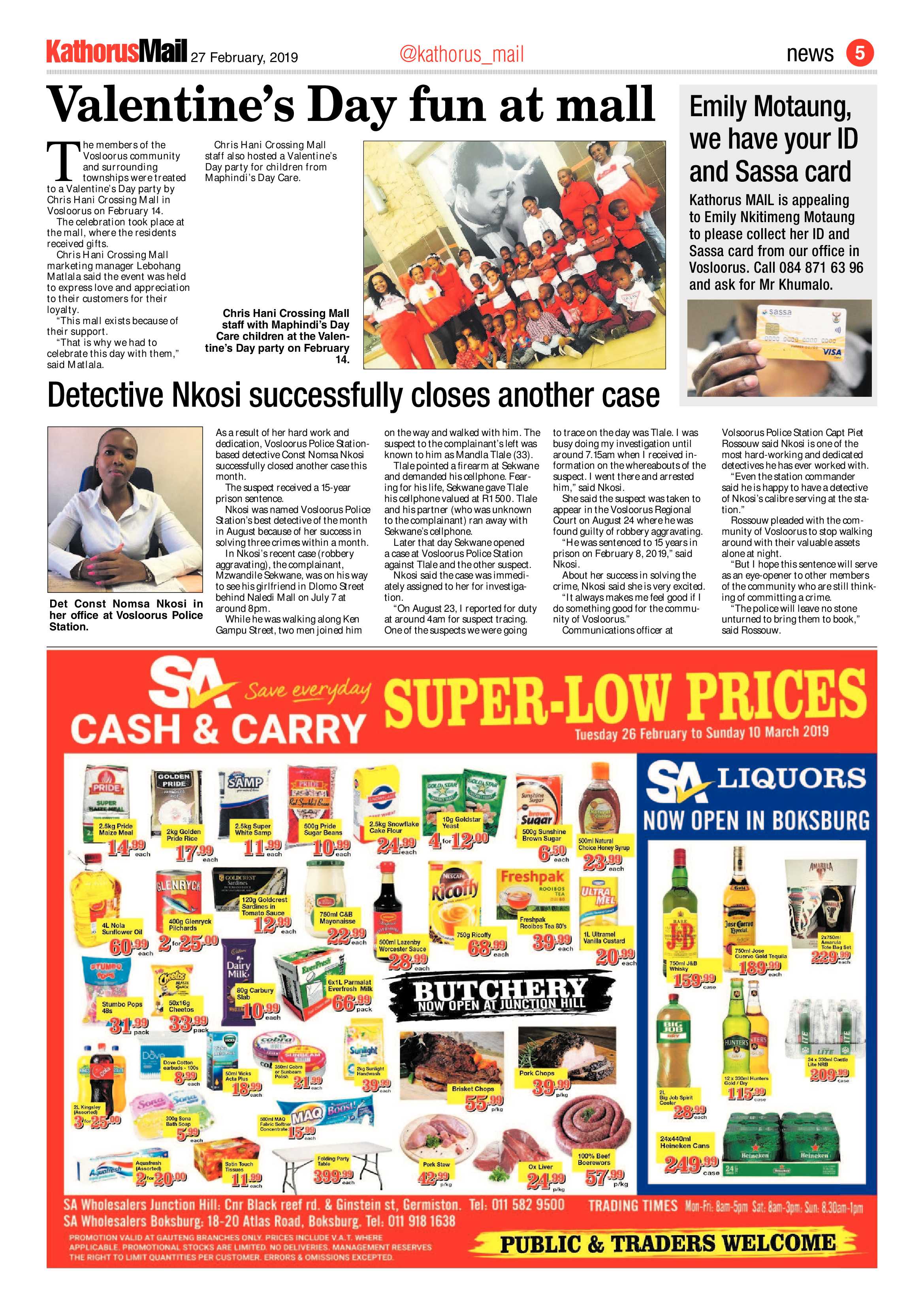 Kathorus Mail 27 February 2019 page 5