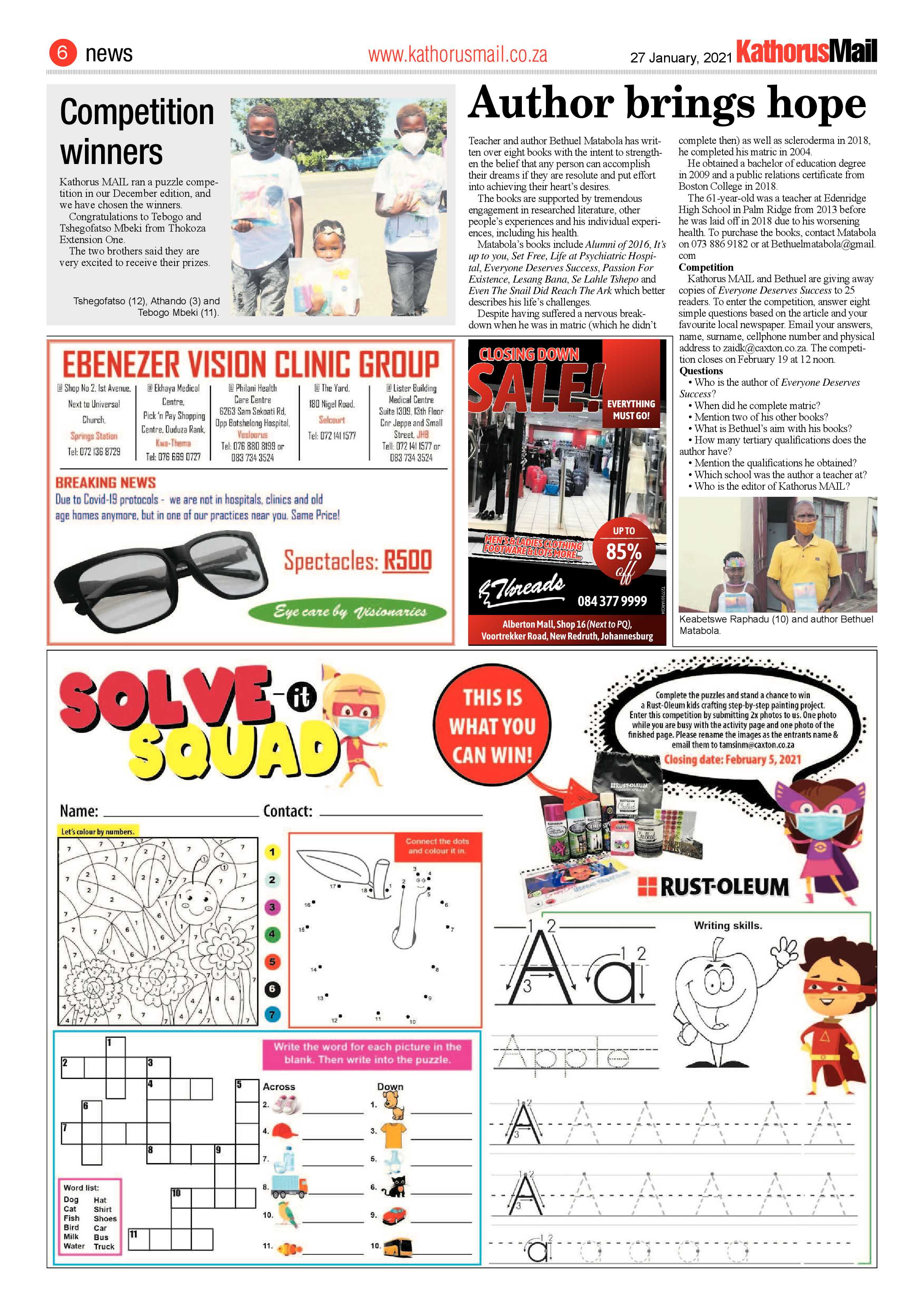 Kathorus Mail 27 January 2021 page 6