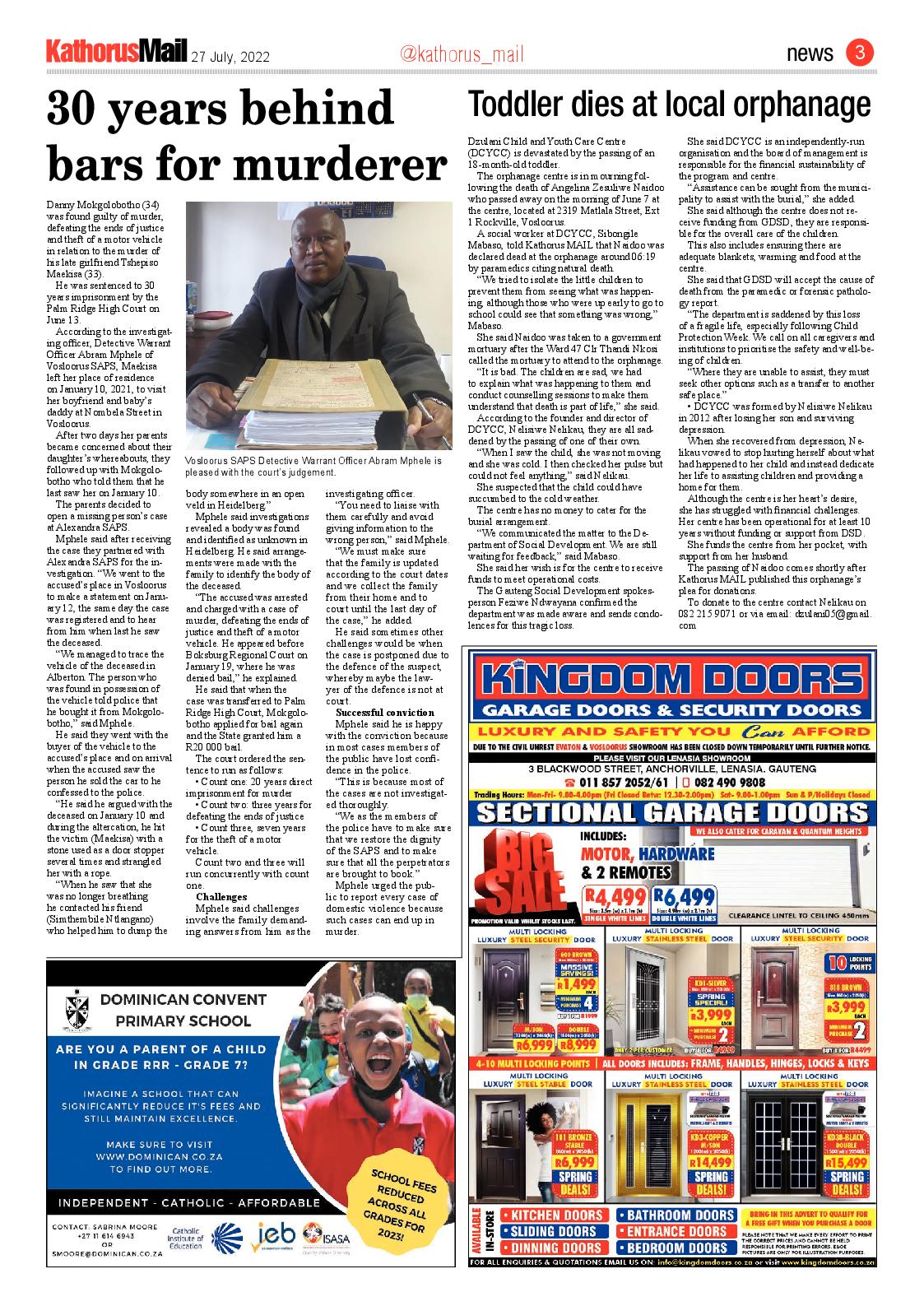 Kathorus Mail 27 July 2022 page 5
