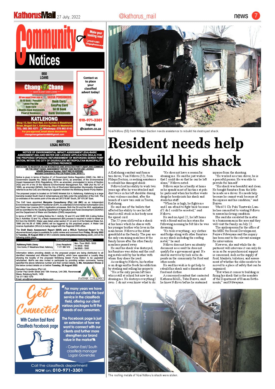 Kathorus Mail 27 July 2022 page 9