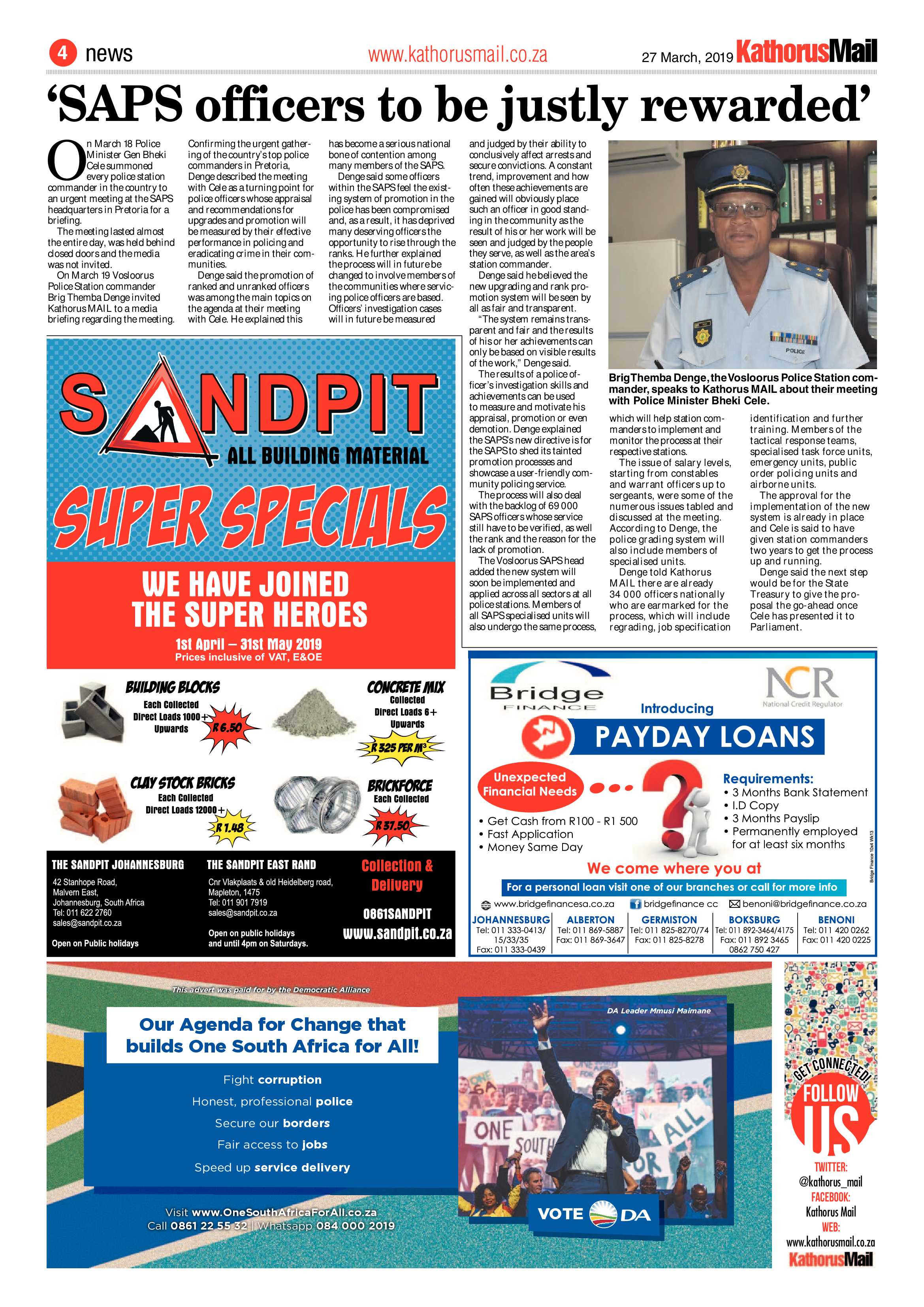 Kathorus Mail 27 March 2019 page 4