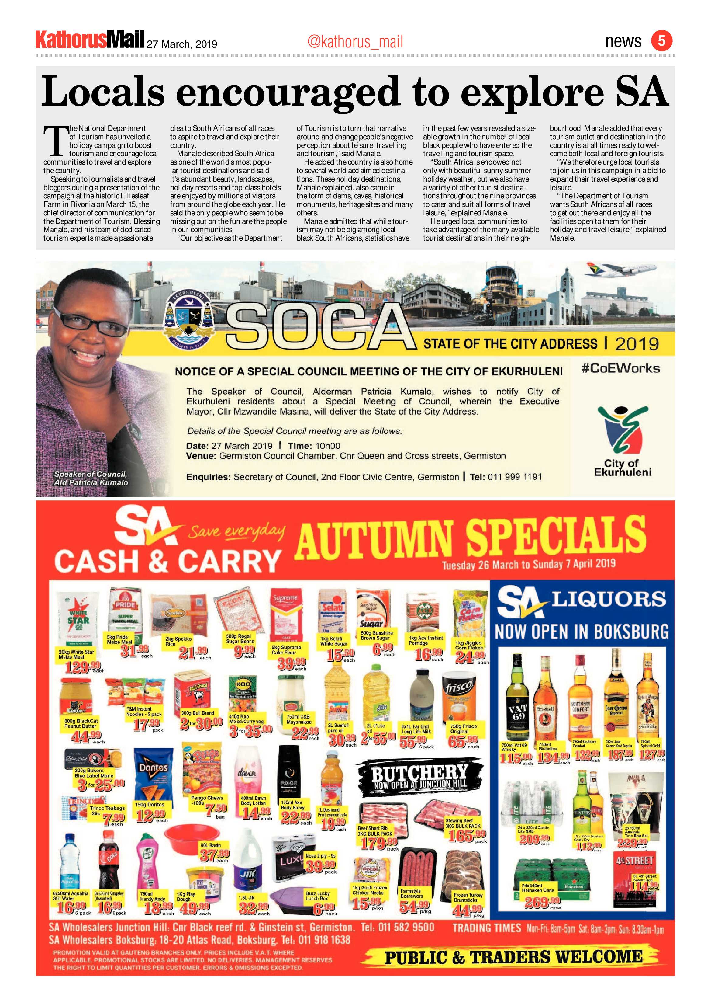 Kathorus Mail 27 March 2019 page 5