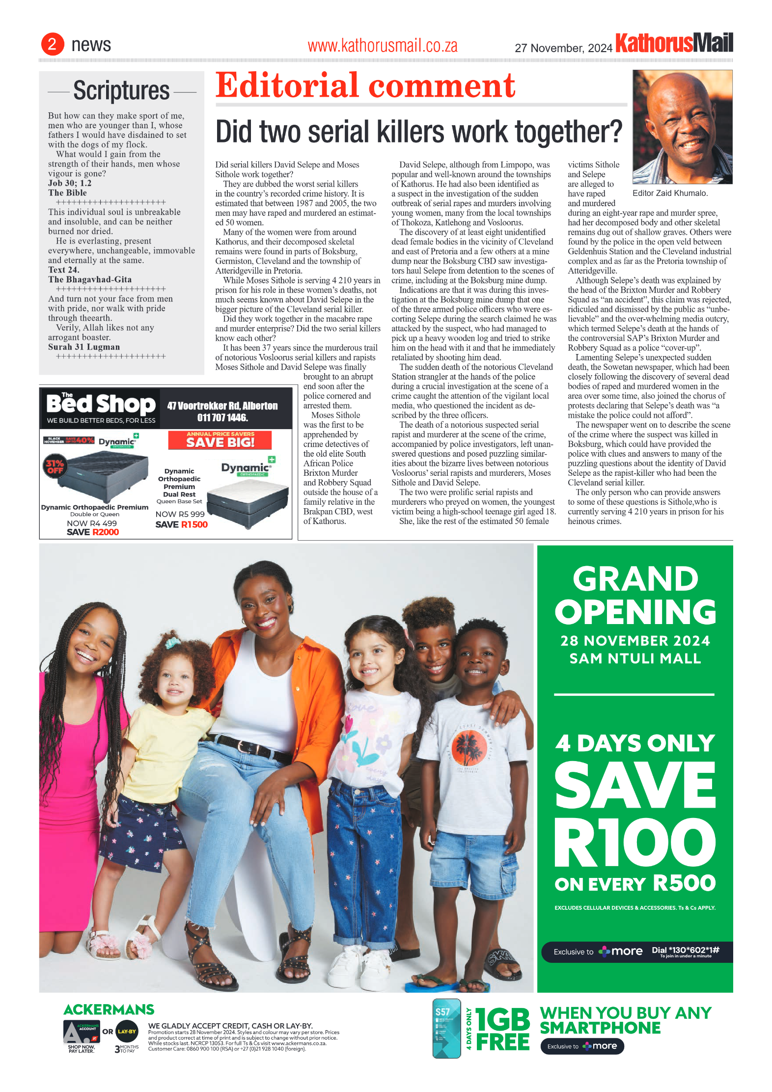 Kathorus Mail 27 Novemberr 2024 page 2