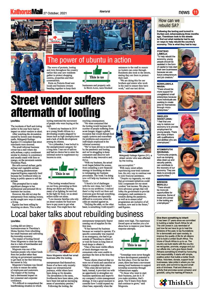 Kathorus Mail 27 October 2021 page 11