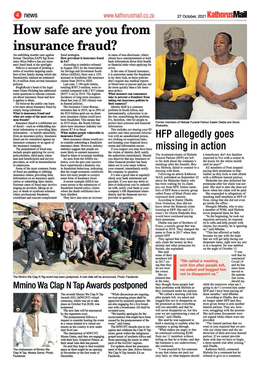Kathorus Mail 27 October 2021 page 4