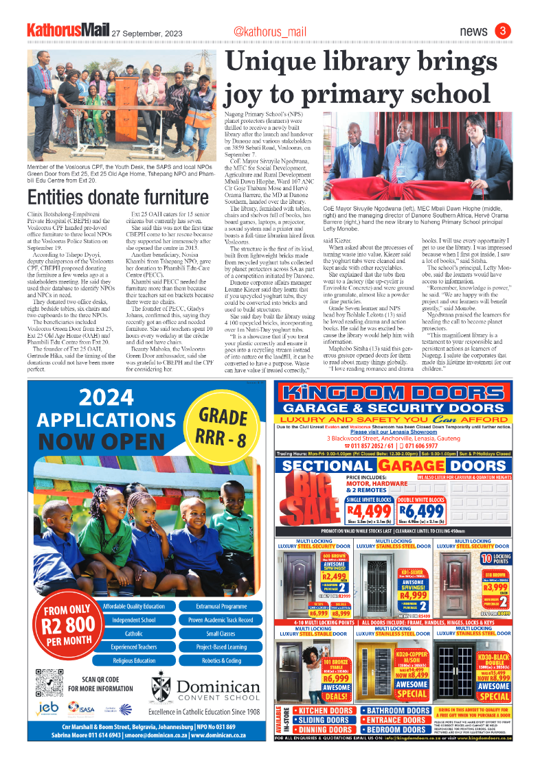 Kathorus Mail 27 September 2023 page 3
