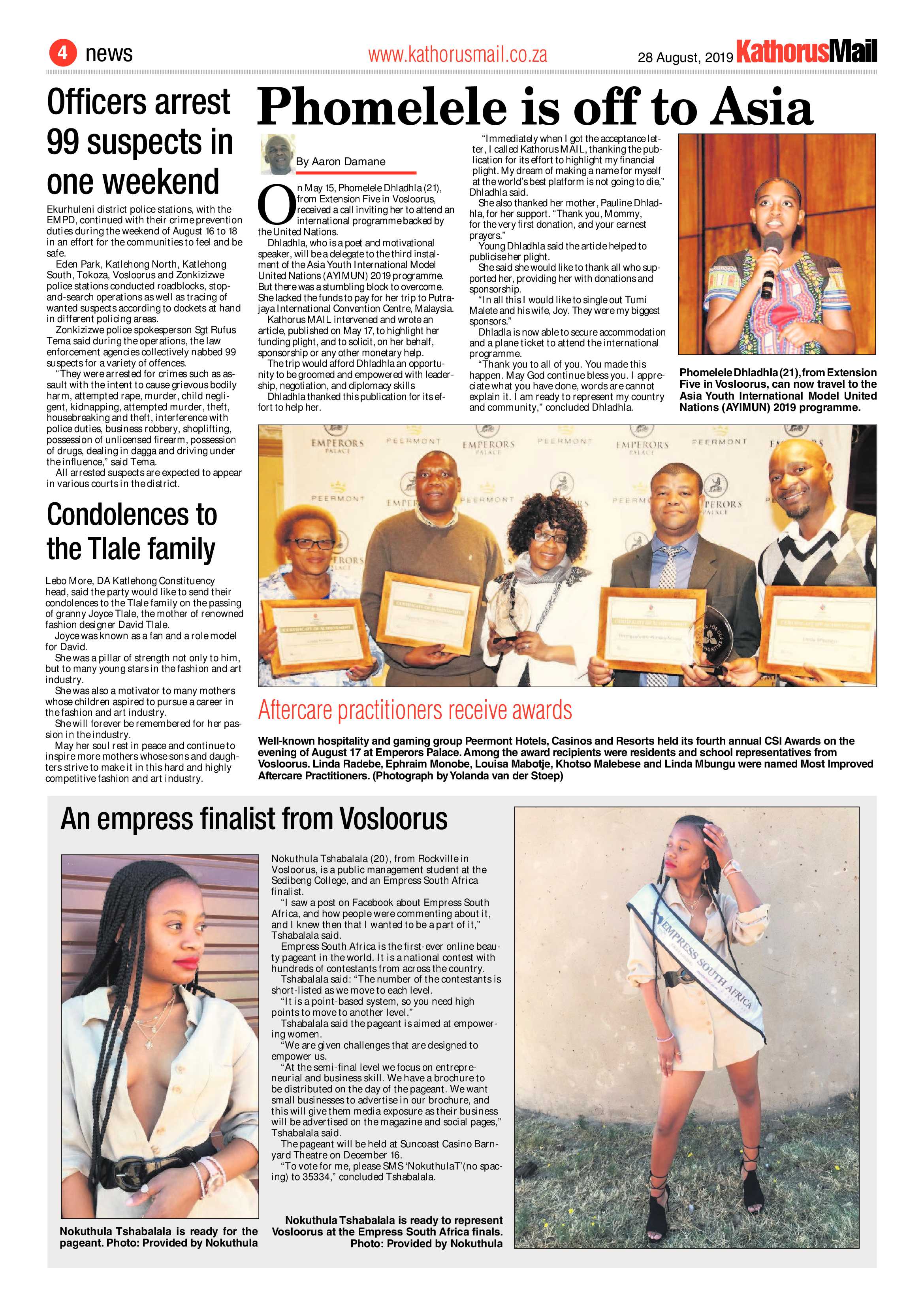 Kathorus Mail 28 August 2019 page 4