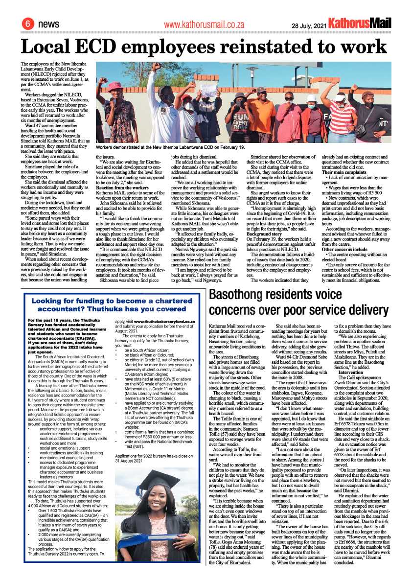 Kathorus Mail 28 July 2021 page 6